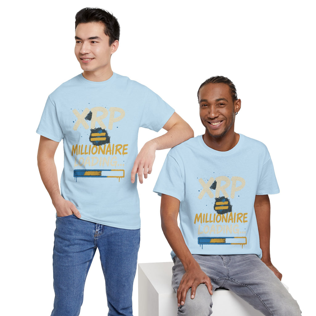 XRP Millionaire Loading T-Shirt — Crypto Investor Progress Tee