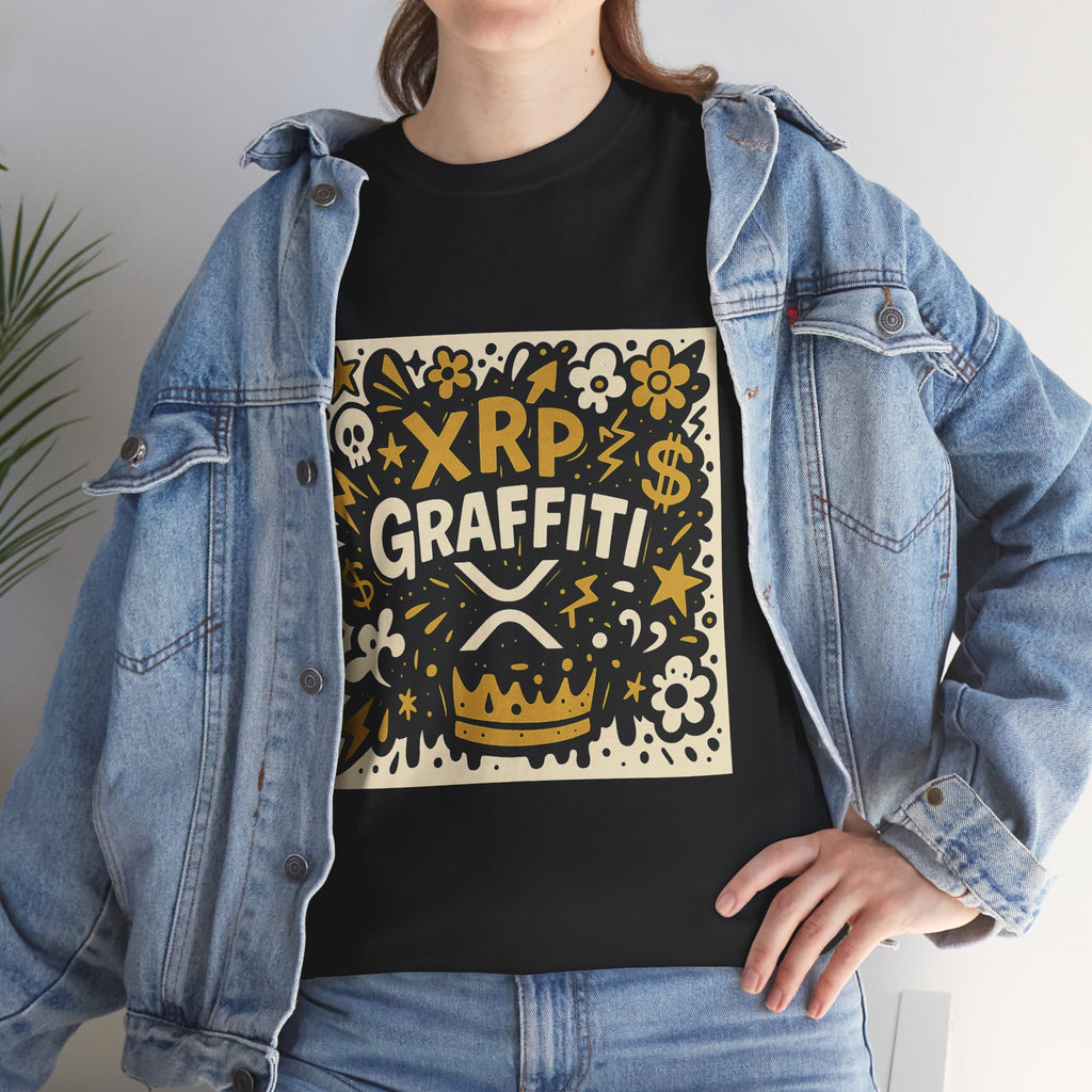 XRP Graffiti Tee — Crypto Street Art T-Shirt