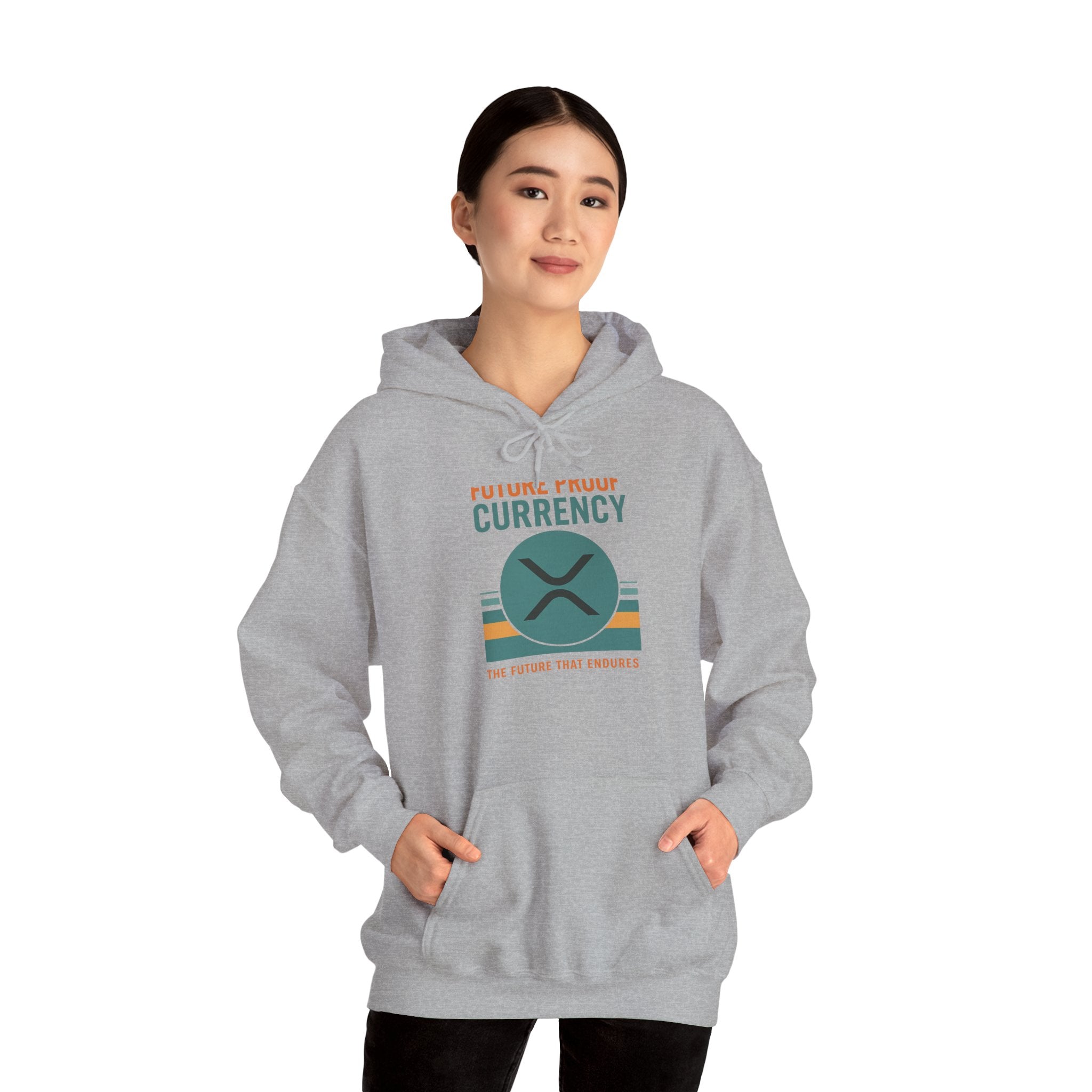 Ripple Crypto Hoodie – “Future Proof Currency” Retro Logo Sweatshirt