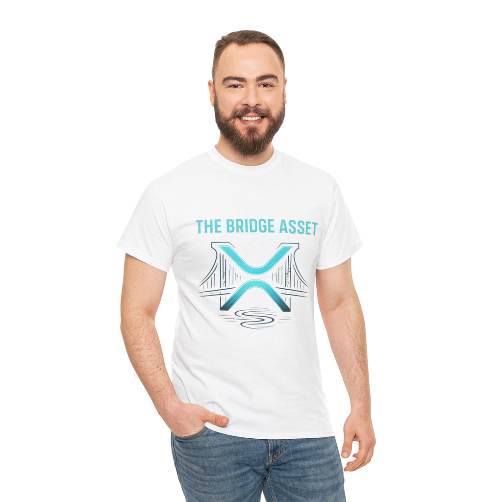 XRP 'The Bridge Asset' Graphic Tee — Crypto Ripple Logo Shirt