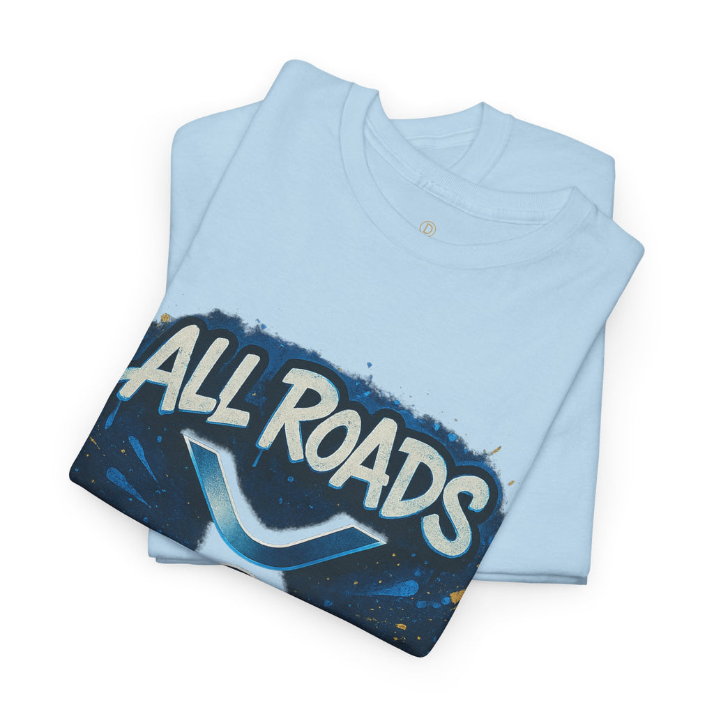 XRP Crypto T-Shirt — "All Roads Lead to XRP" Graphic Tee