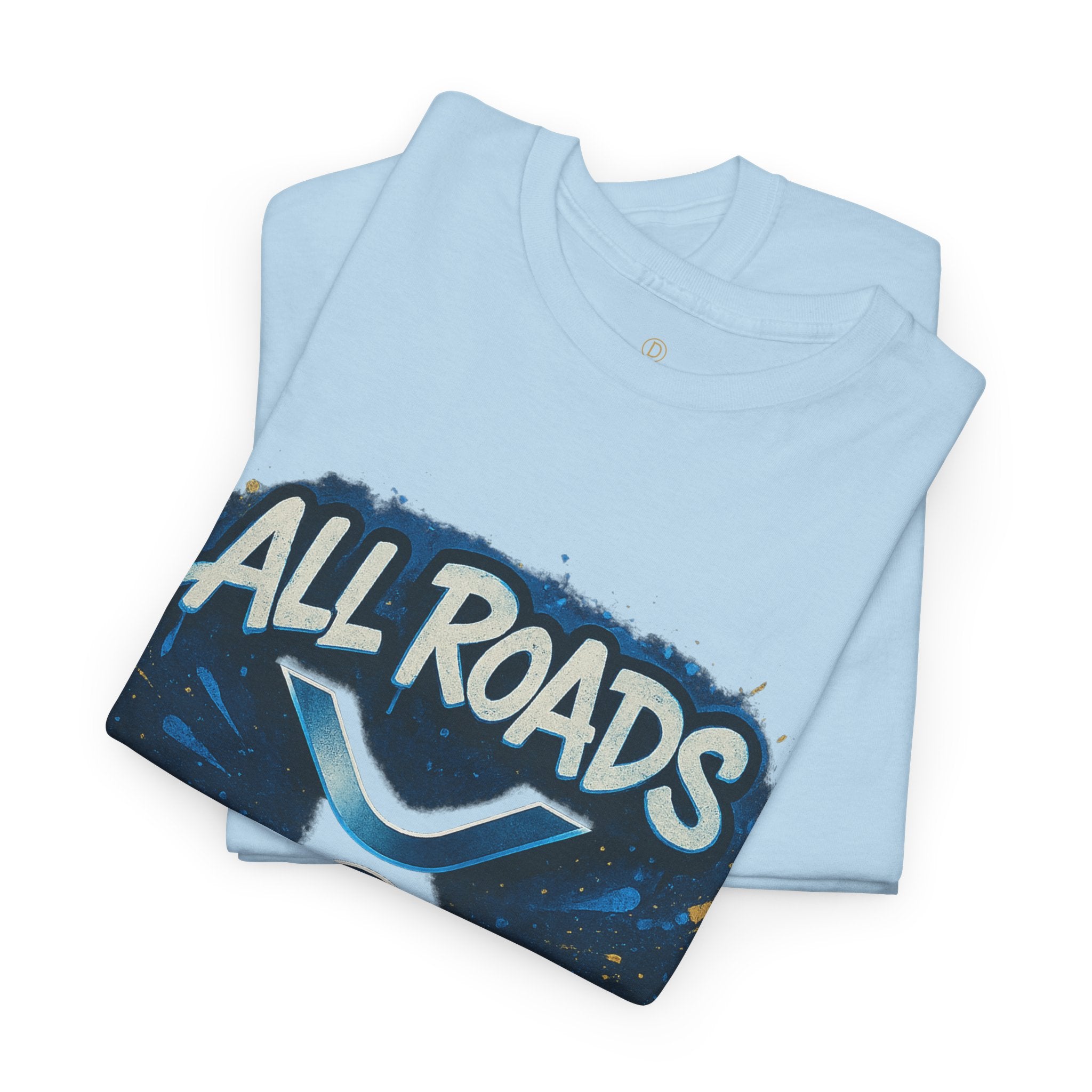 XRP Crypto T-Shirt — "All Roads Lead to XRP" Graphic Tee