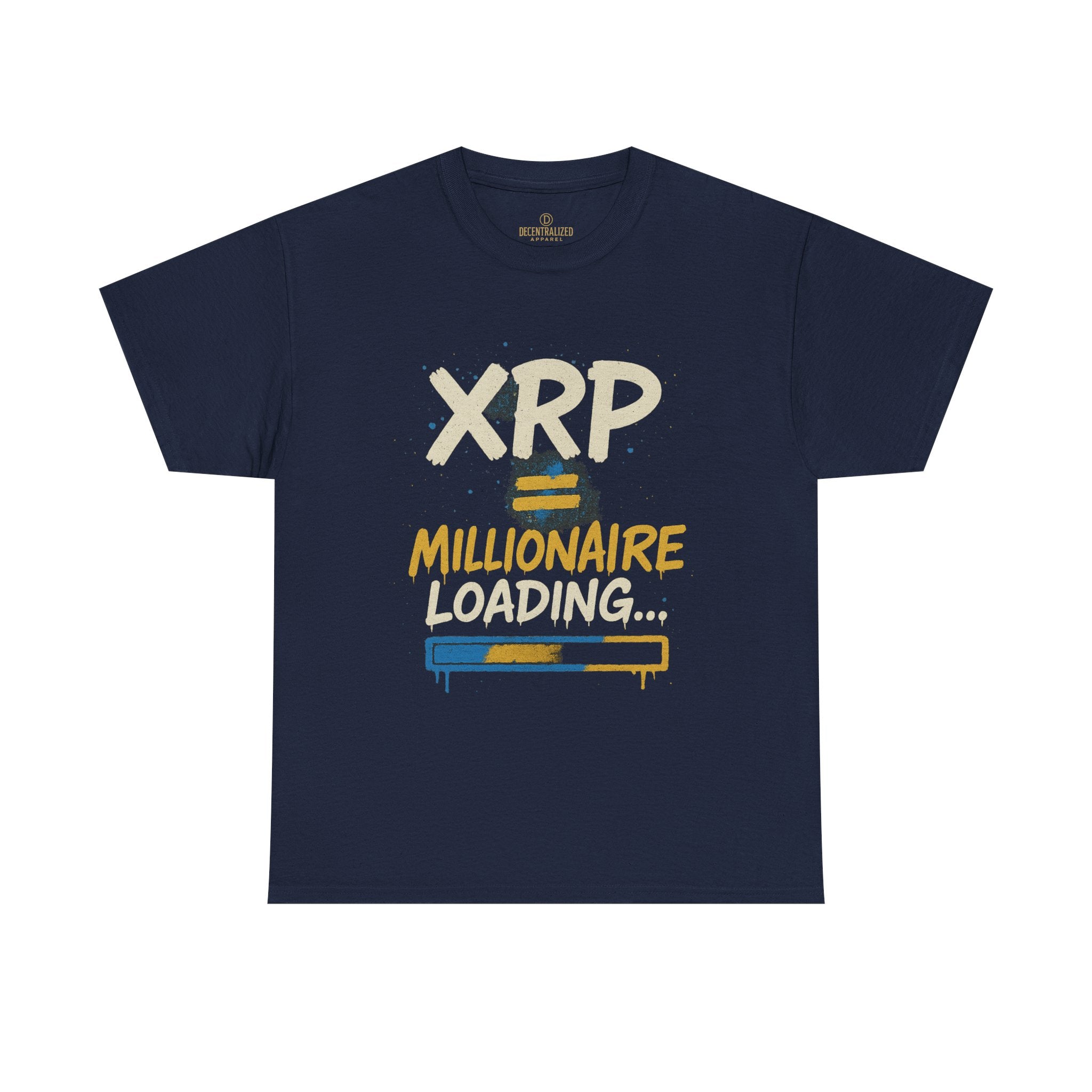 XRP Millionaire Loading T-Shirt — Crypto Investor Progress Tee