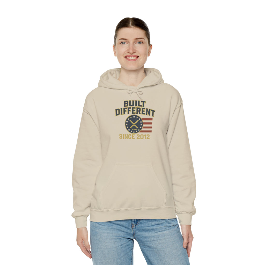 Built Different Hoodie • 'Built Different Since 2012' Patriotic Casual Pullover