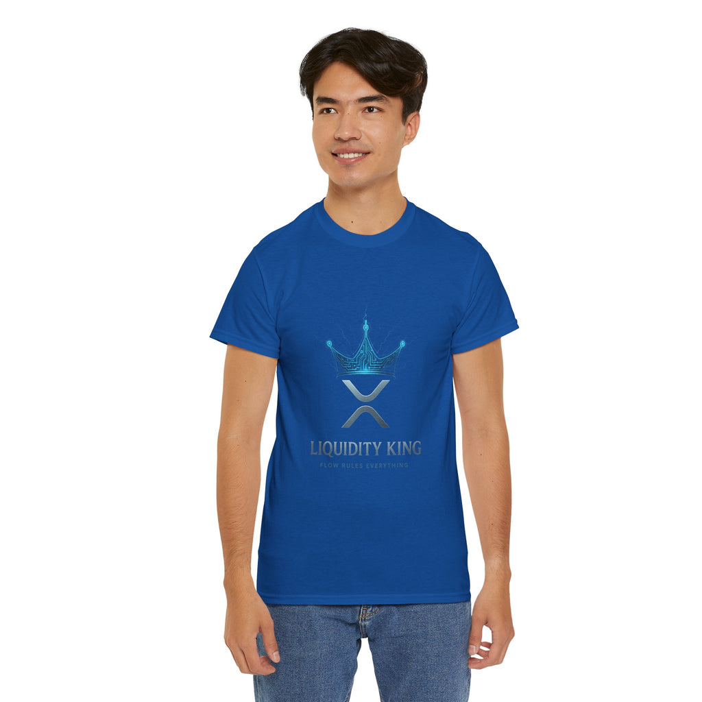 RIPPLE Liquidity King T-Shirt — Crypto XRP Crown Tee