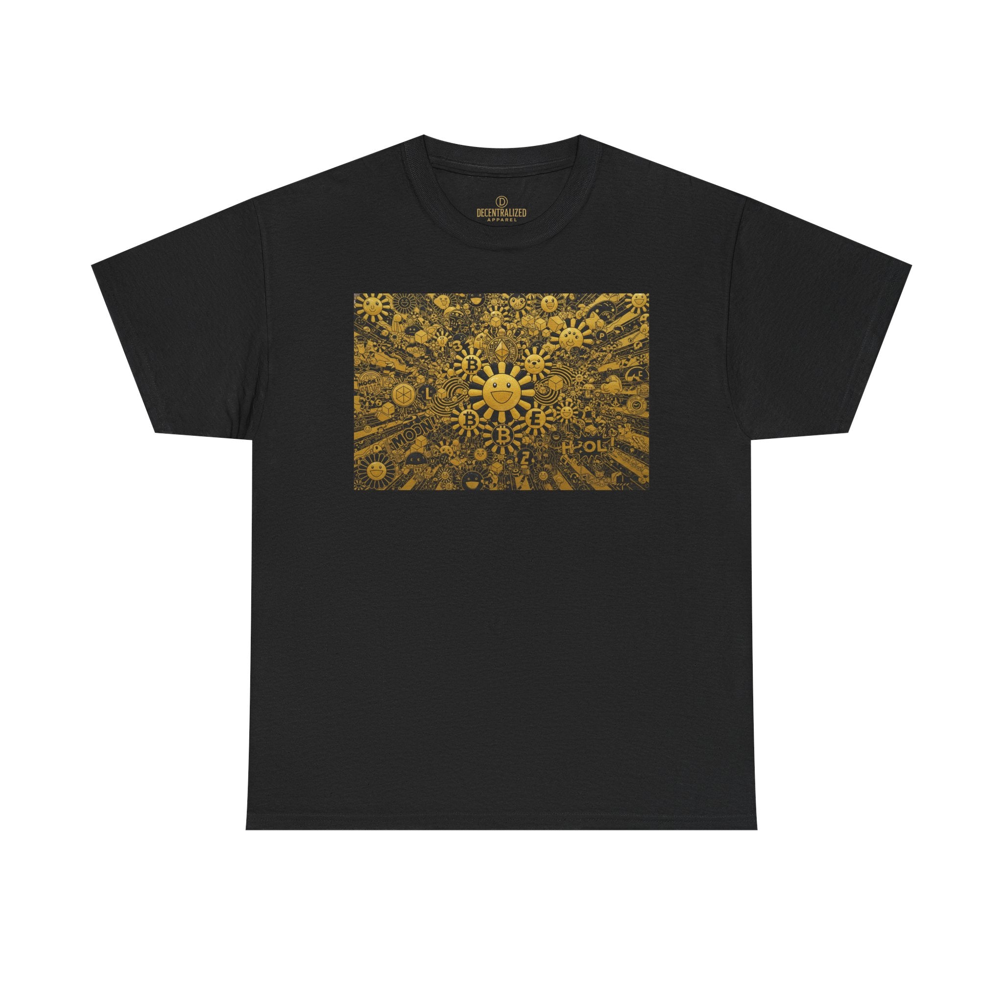 Sunflower Burst T‑Shirt — Golden Sunflower Pattern Tee