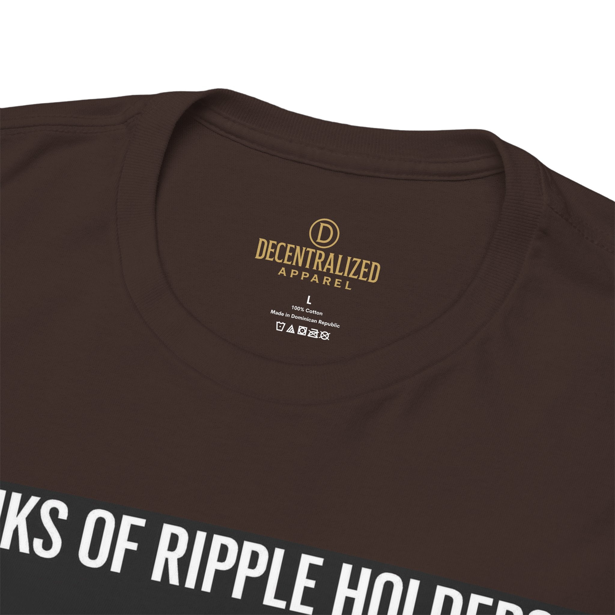 Crypto Ranks T-Shirt – "Ranks of Ripple Holders" Illustrated Guide