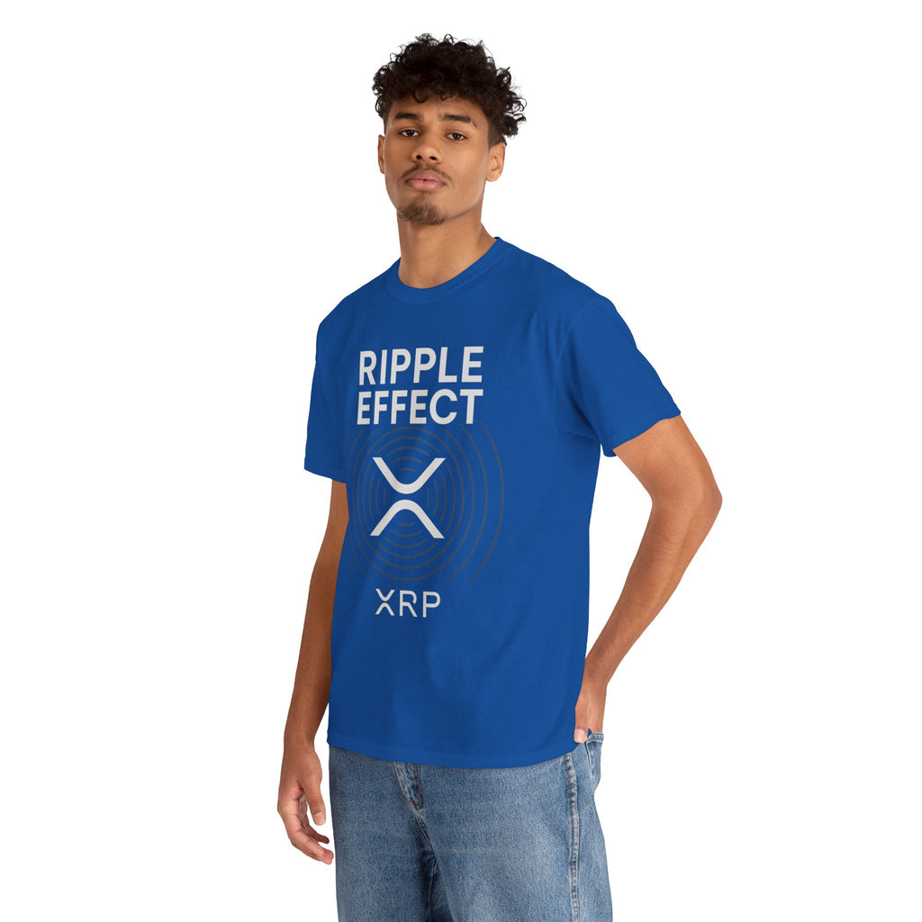 Ripple Effect XRP Tee — Minimal Cryptocurrency Logo T-Shirt