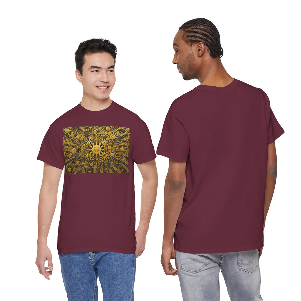 Sunflower Burst T‑Shirt — Golden Sunflower Pattern Tee