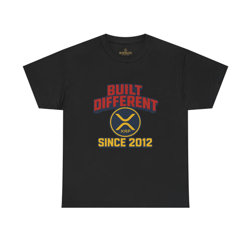 Built Different Since 2012 T-Shirt – Retro XRP Logo Tee