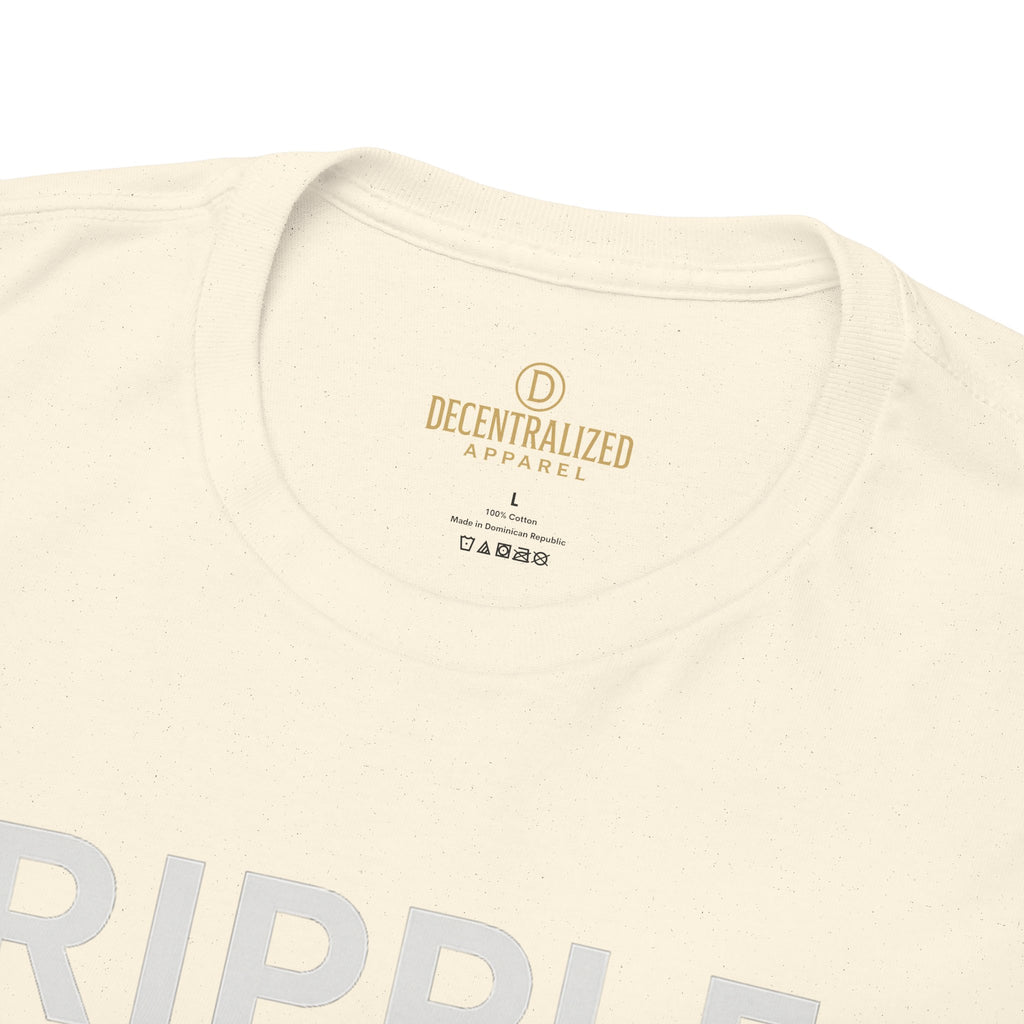 Ripple Effect XRP Tee — Minimal Cryptocurrency Logo T-Shirt