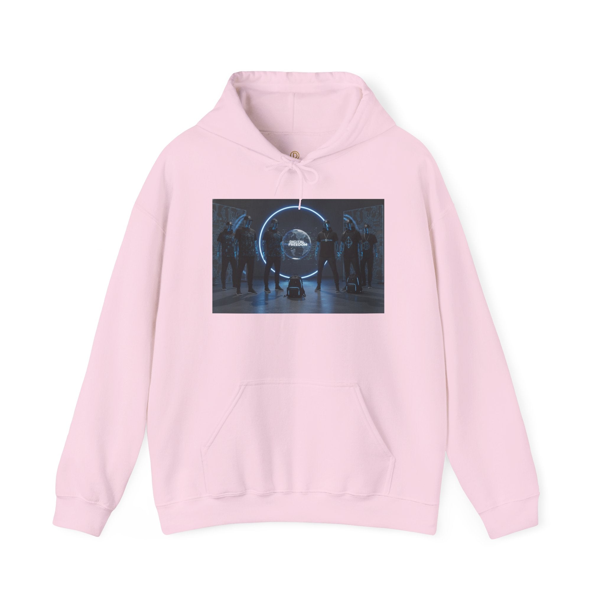 Futuristic Neon Portal Hoodie – Cyberpunk Sci‑Fi Crew Graphic Sweatshirt
