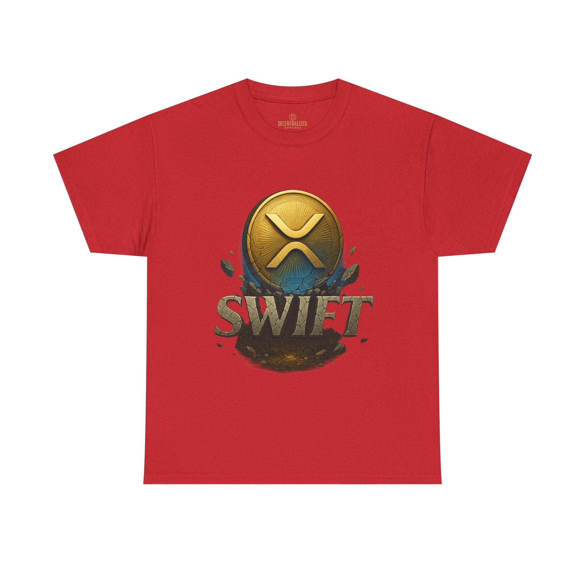 XRP Swift Cryptocurrency T‑Shirt — Ripple Coin Logo Graphic Tee