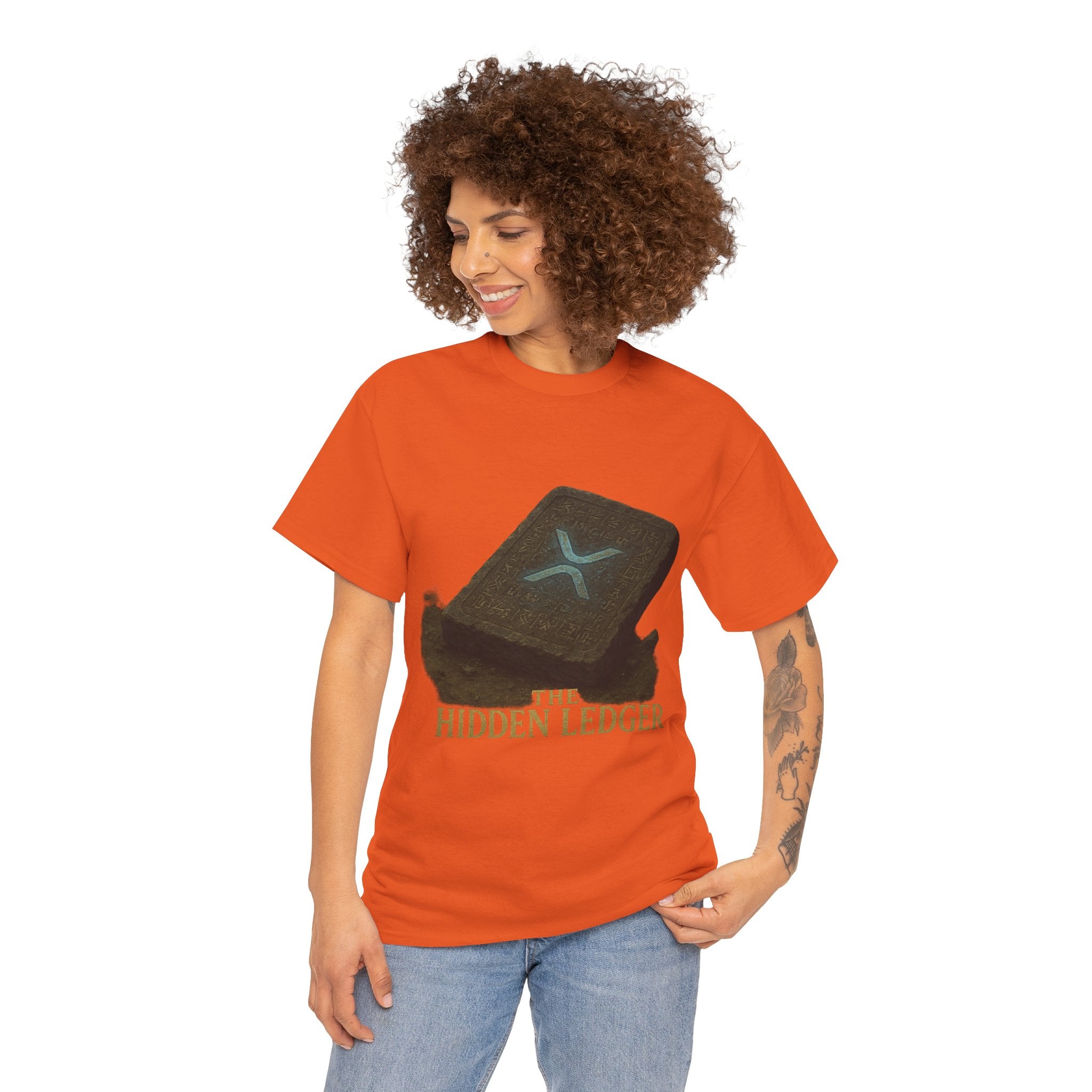 T-Shirt — "The Hidden Ledger" Crypto XRP Wallet Graphic Tee