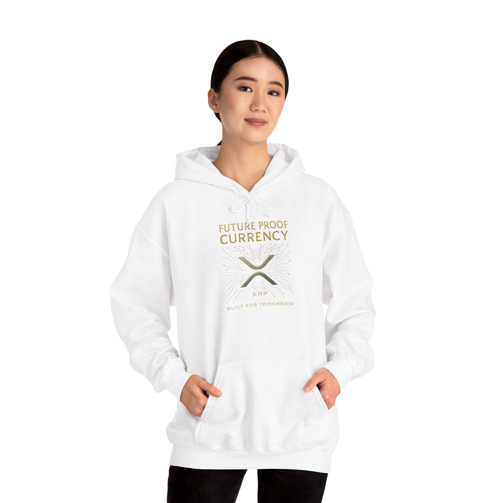 Future Proof Currency Hoodie – XRP Logo Crypto Sweatshirt