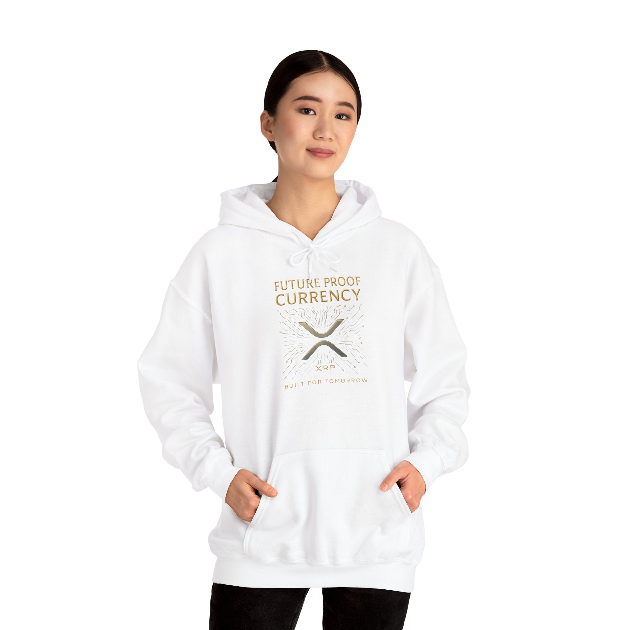 Future Proof Currency Hoodie – XRP Logo Crypto Sweatshirt