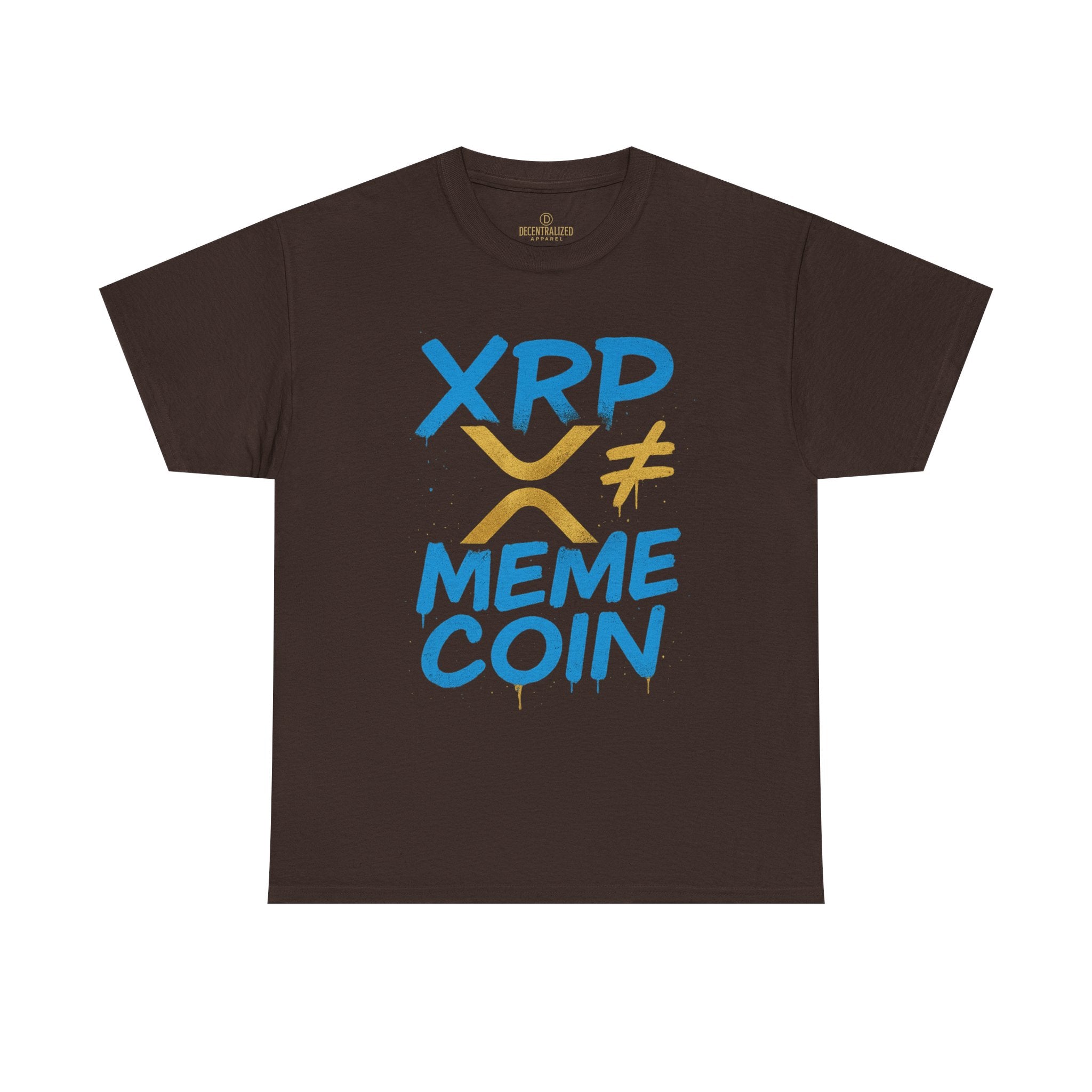 XRP ≠ Meme Coin T‑Shirt — Crypto Advocate Graphic Tee