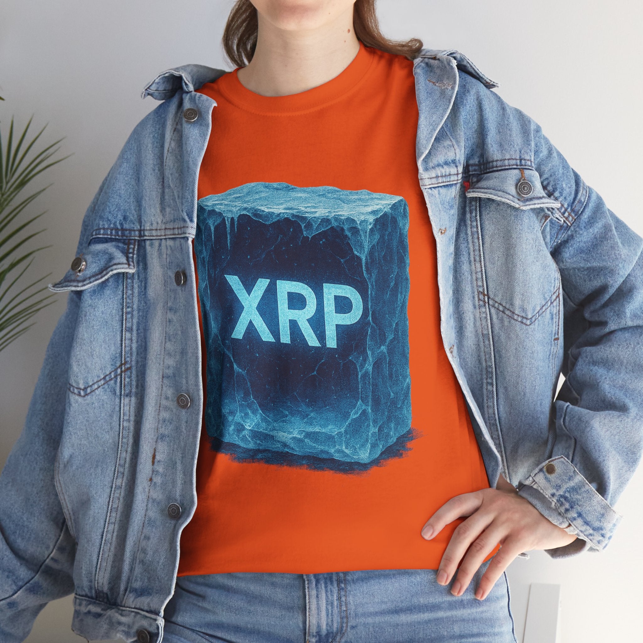XRP Ice Block Tee — Crypto Ripple Logo T-Shirt