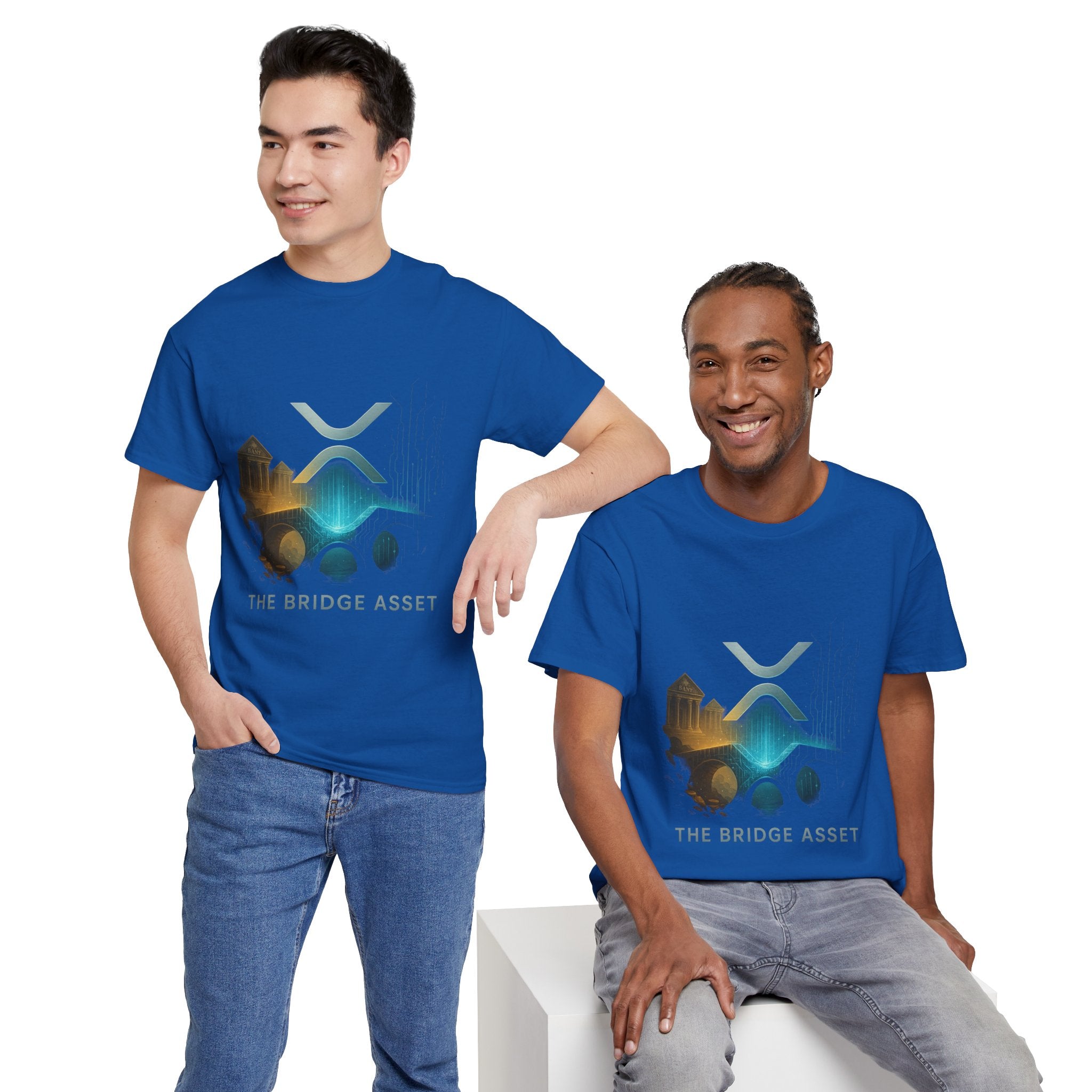Ripple XRP Crypto Tee — 'The Bridge Asset' Logo T-Shirt