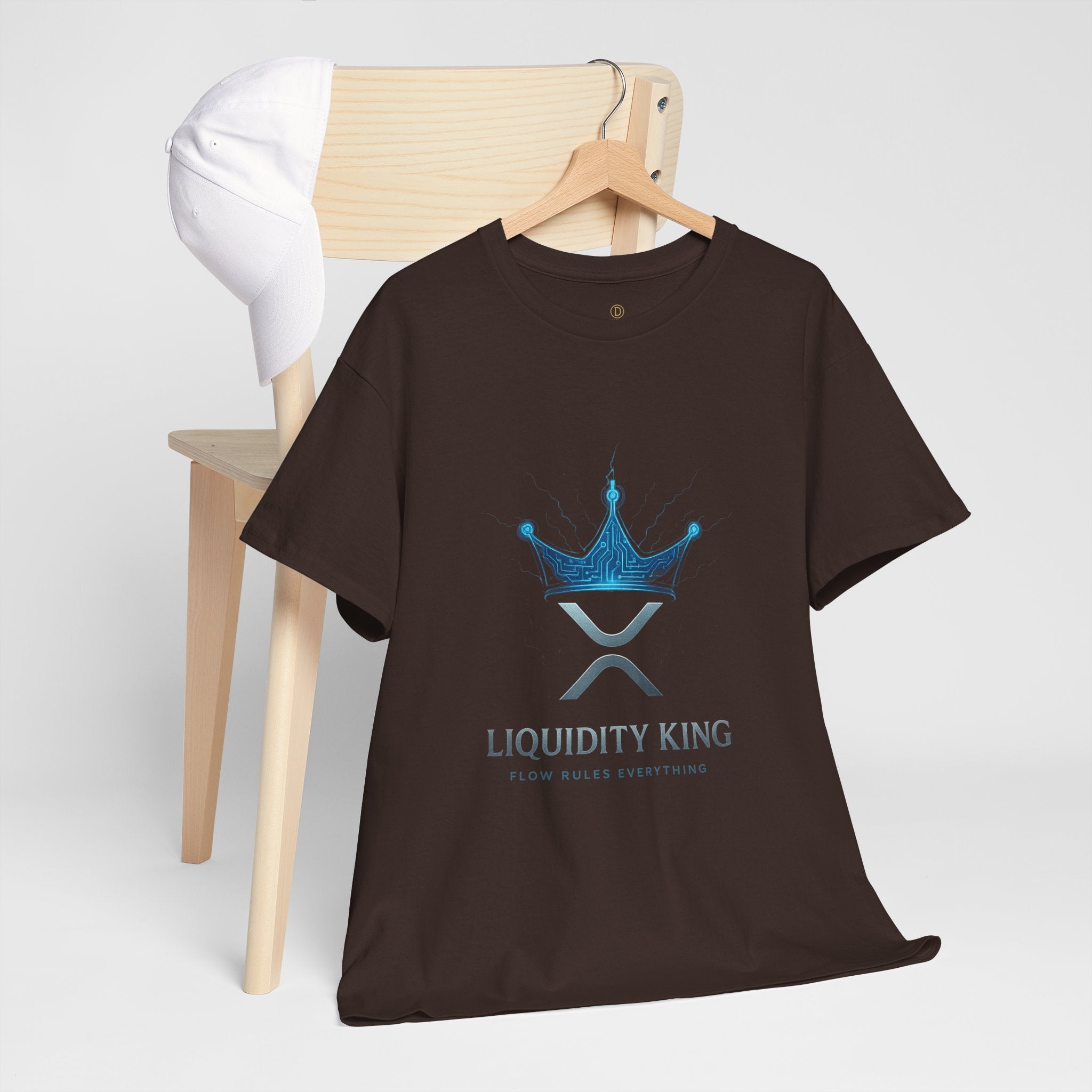 RIPPLE Liquidity King T-Shirt — Crypto XRP Crown Tee