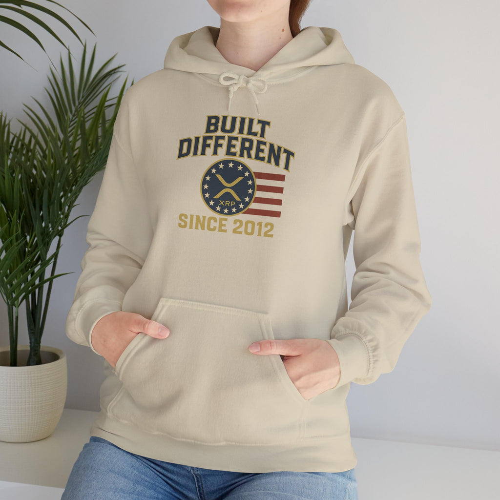 Built Different Hoodie • 'Built Different Since 2012' Patriotic Casual Pullover