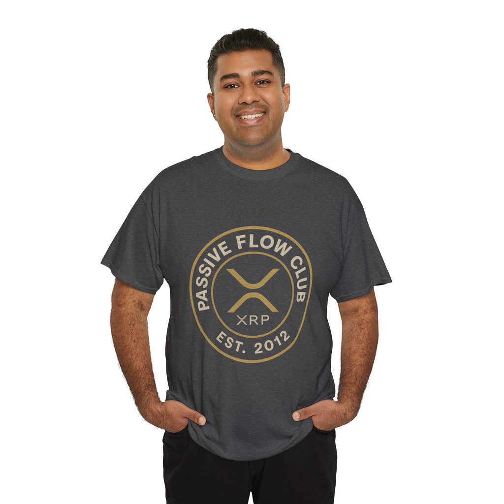 XRP Passive Flow Club T‑Shirt — Crypto Logo Tee (Est. 2012)