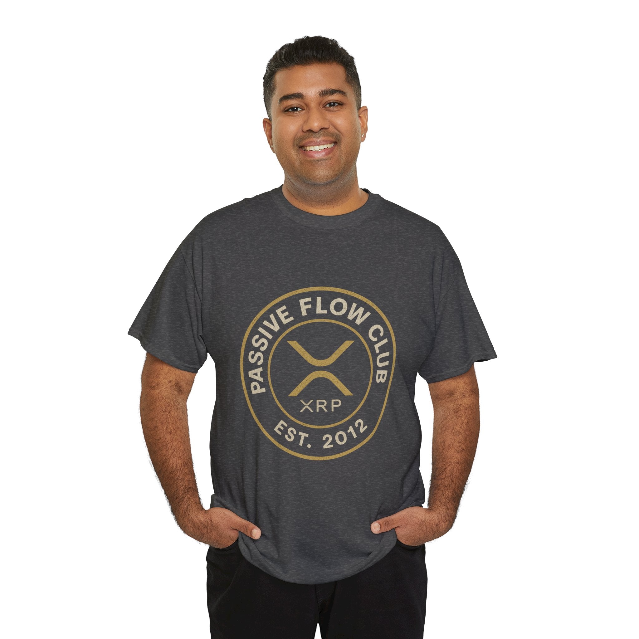 XRP Passive Flow Club T‑Shirt — Crypto Logo Tee (Est. 2012)