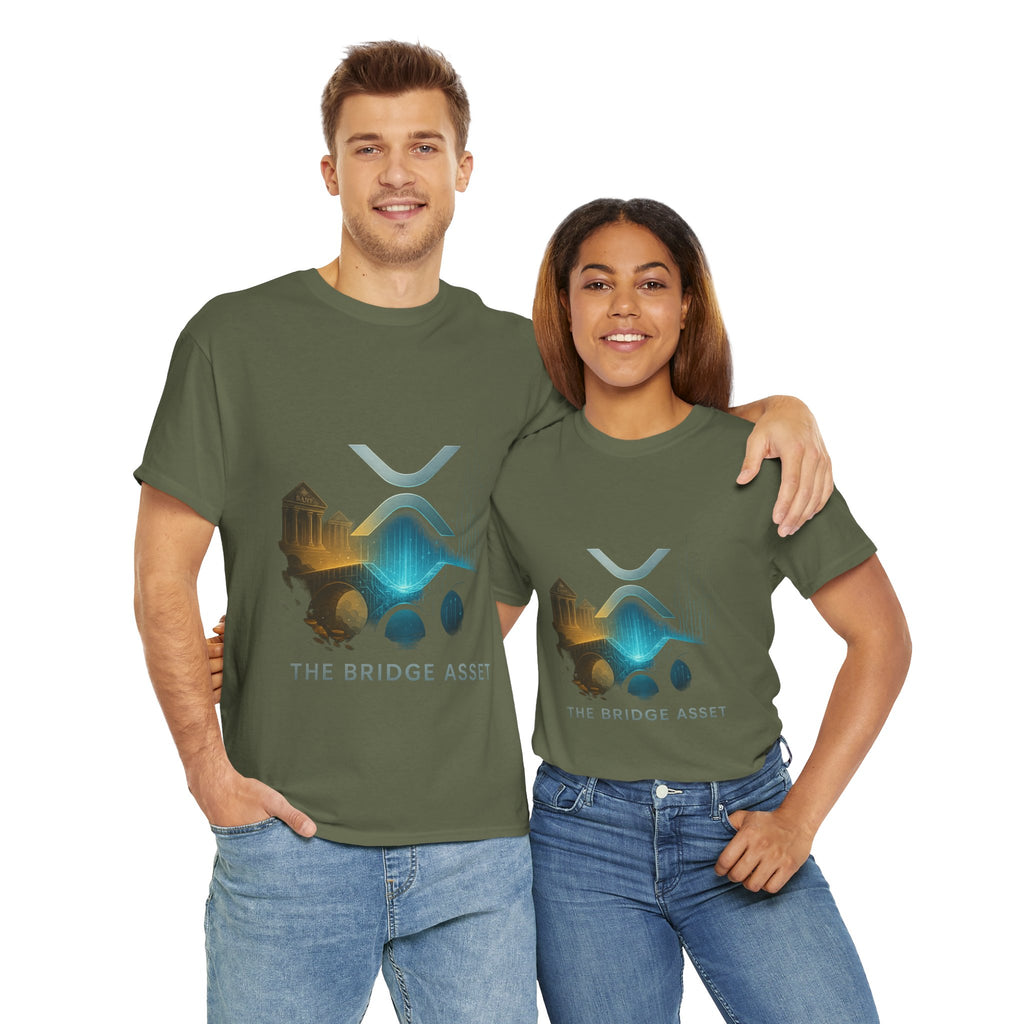 Ripple XRP Crypto Tee — 'The Bridge Asset' Logo T-Shirt