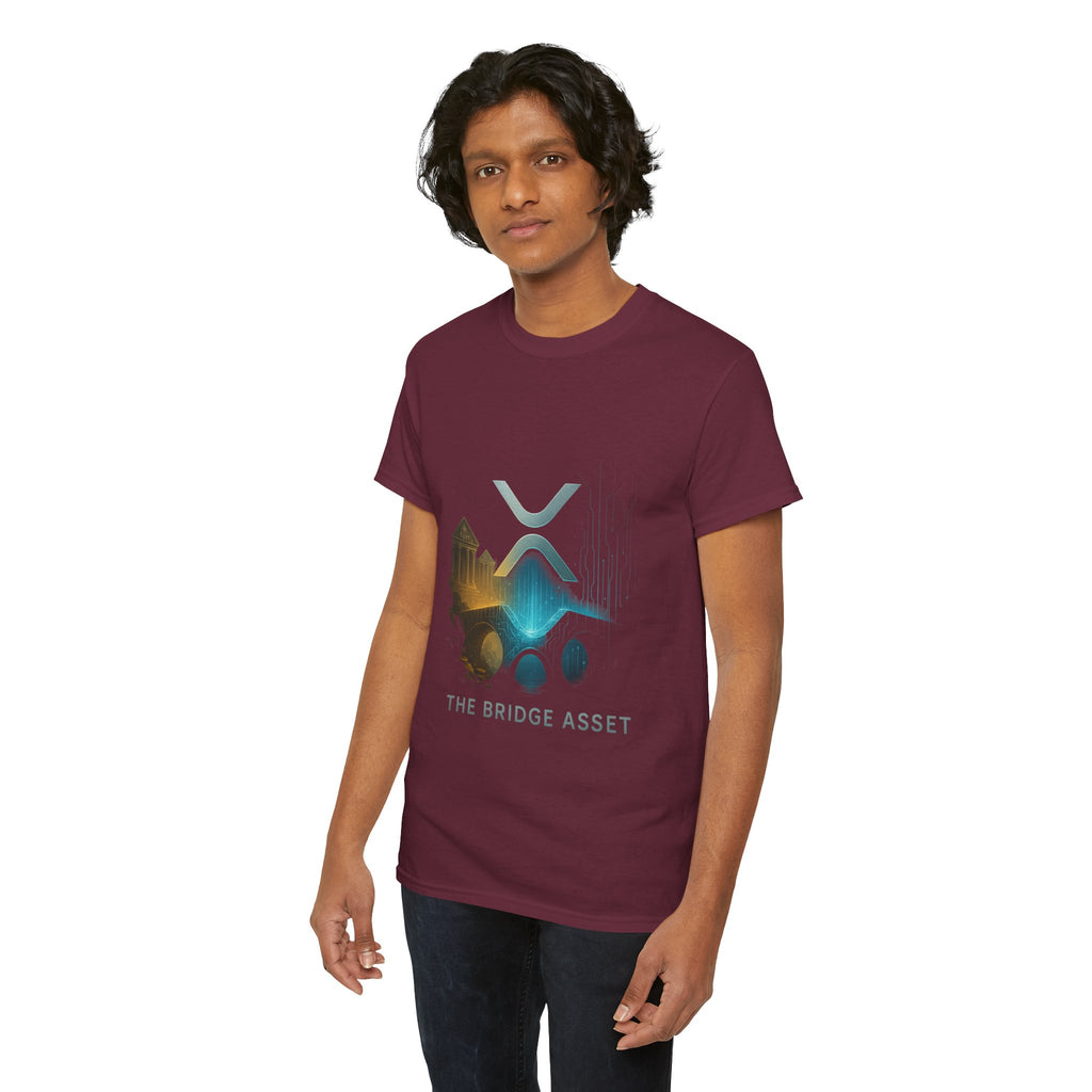 Ripple XRP Crypto Tee — 'The Bridge Asset' Logo T-Shirt