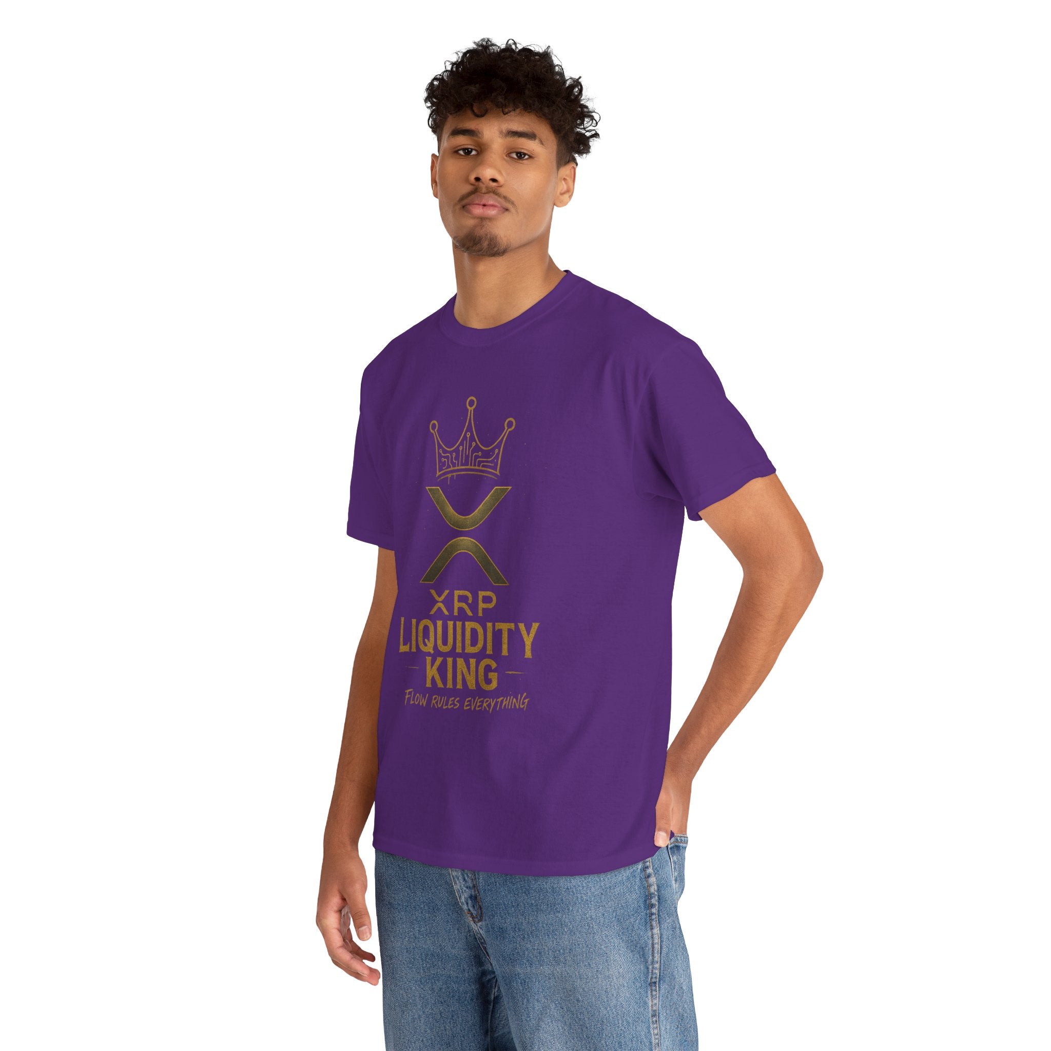 XRP Liquidity King Tee — Crypto Crown T-Shirt