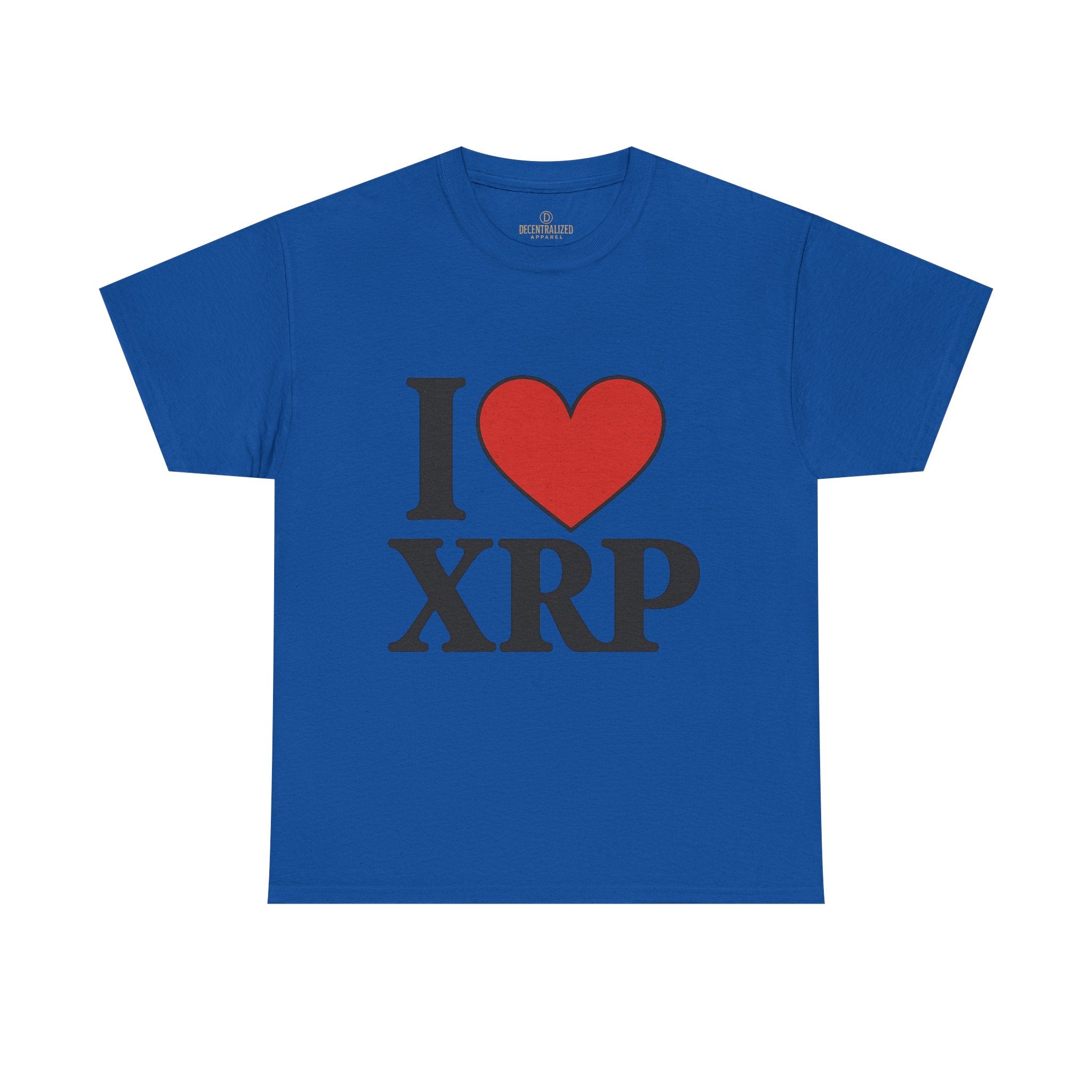 I  XRP T-Shirt — Crypto Enthusiast Ripple Tee