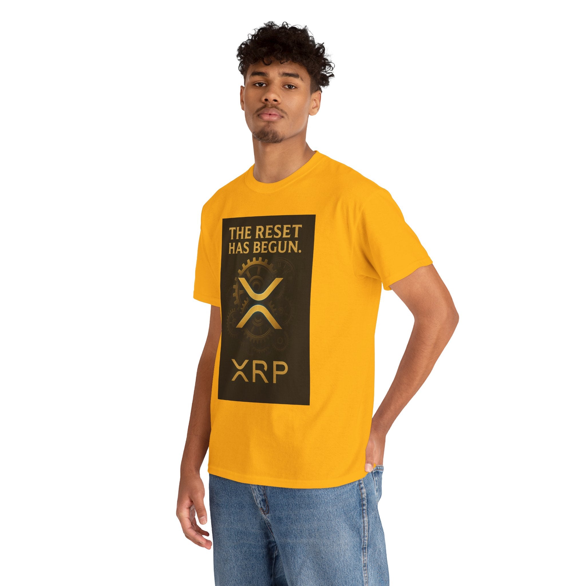 XRP Crypto Tee — "The Reset Has Begun" Bitcoin Alternative Shirt