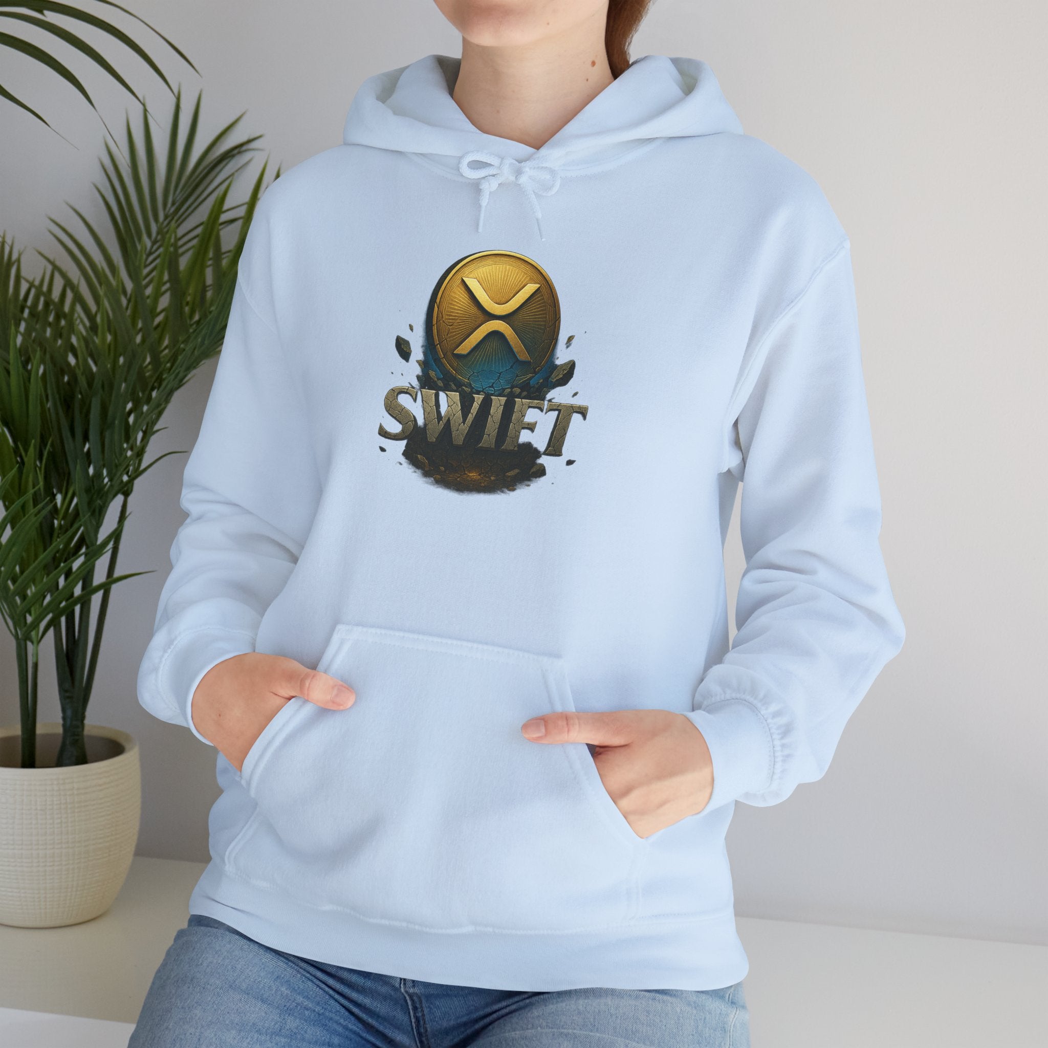 XRP Swell Hoodie — Crypto Ripple Logo Pullover