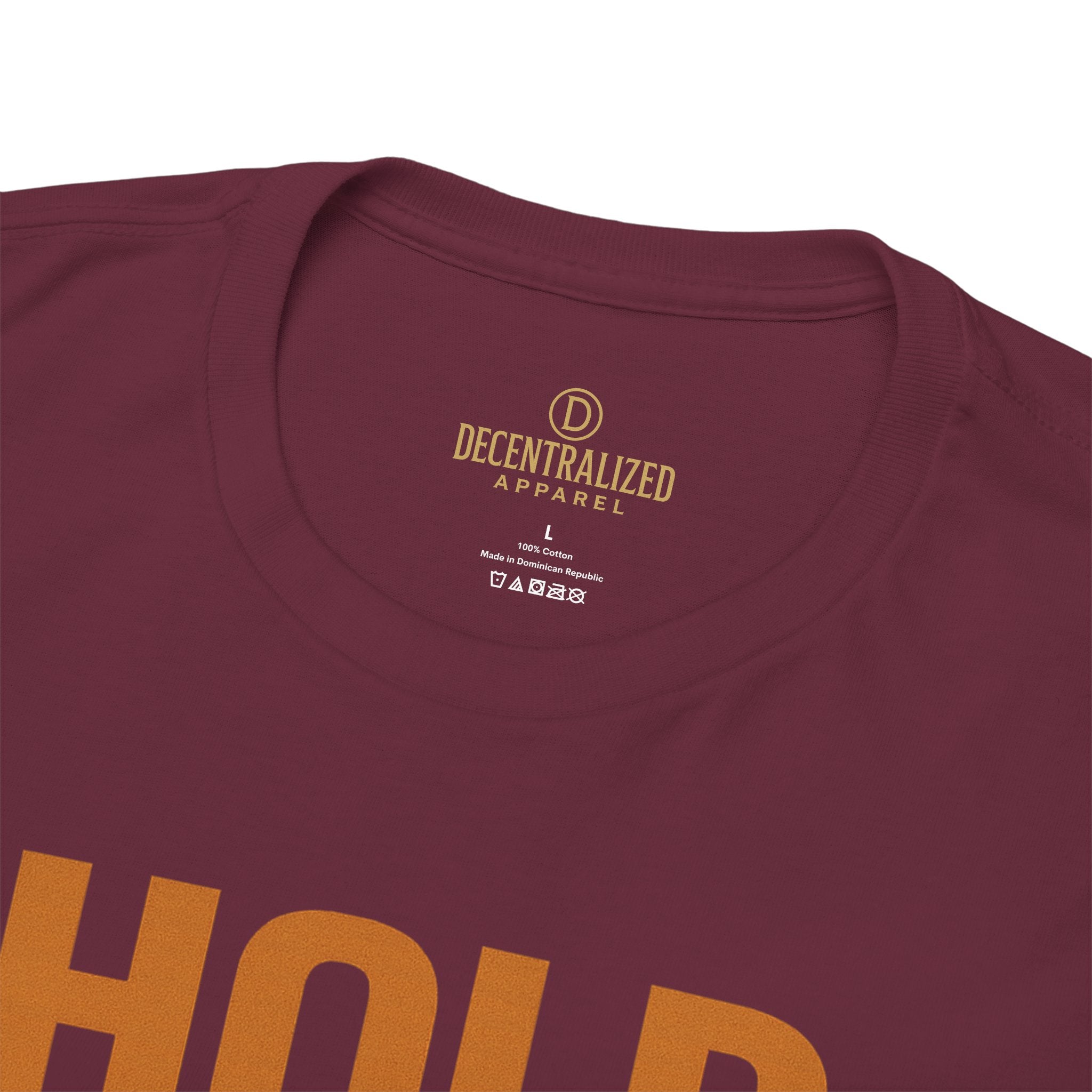 Hold The Line Tee — Bold Flag Graphic Cryptocurrency XRP Shirt
