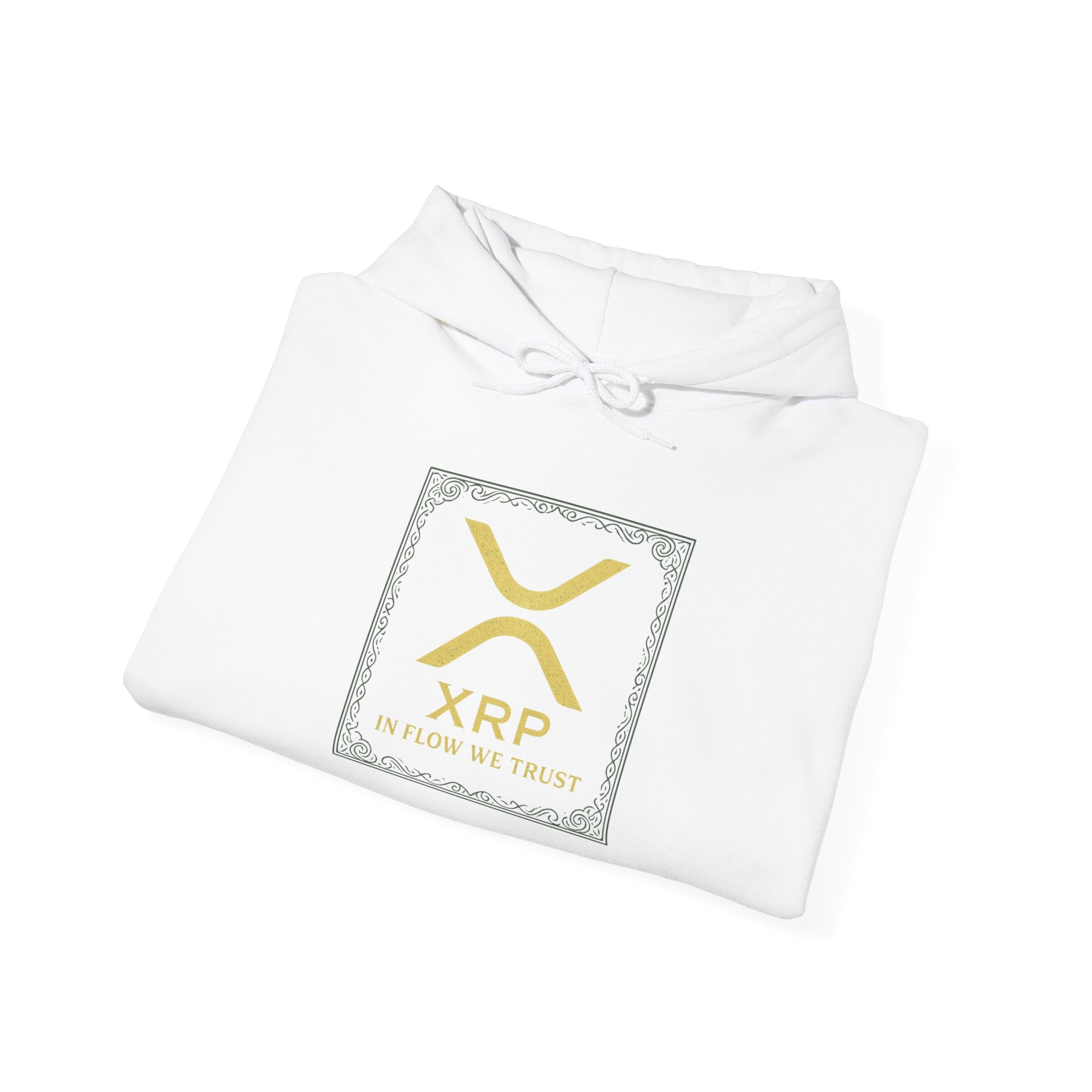 XRP Logo Hoodie – Gold Cryptocurrency Sweatshirt