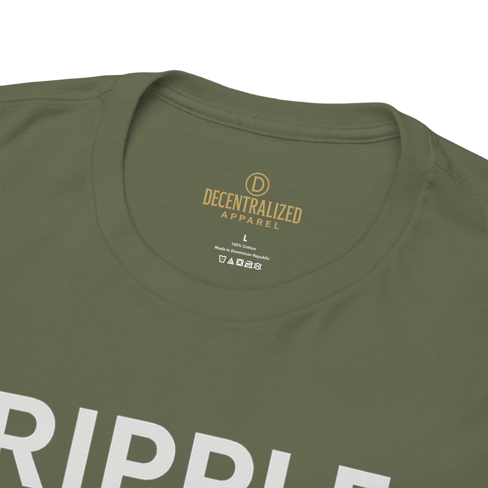 Ripple Effect XRP Tee — Minimal Cryptocurrency Logo T-Shirt