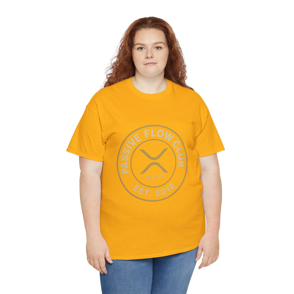 XRP Passive Flow Club T‑Shirt — Crypto Logo Tee (Est. 2012)