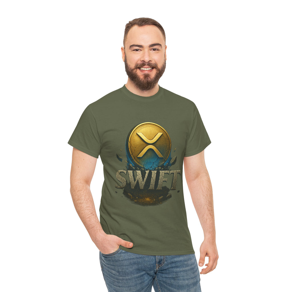 XRP Swift Cryptocurrency T‑Shirt — Ripple Coin Logo Graphic Tee