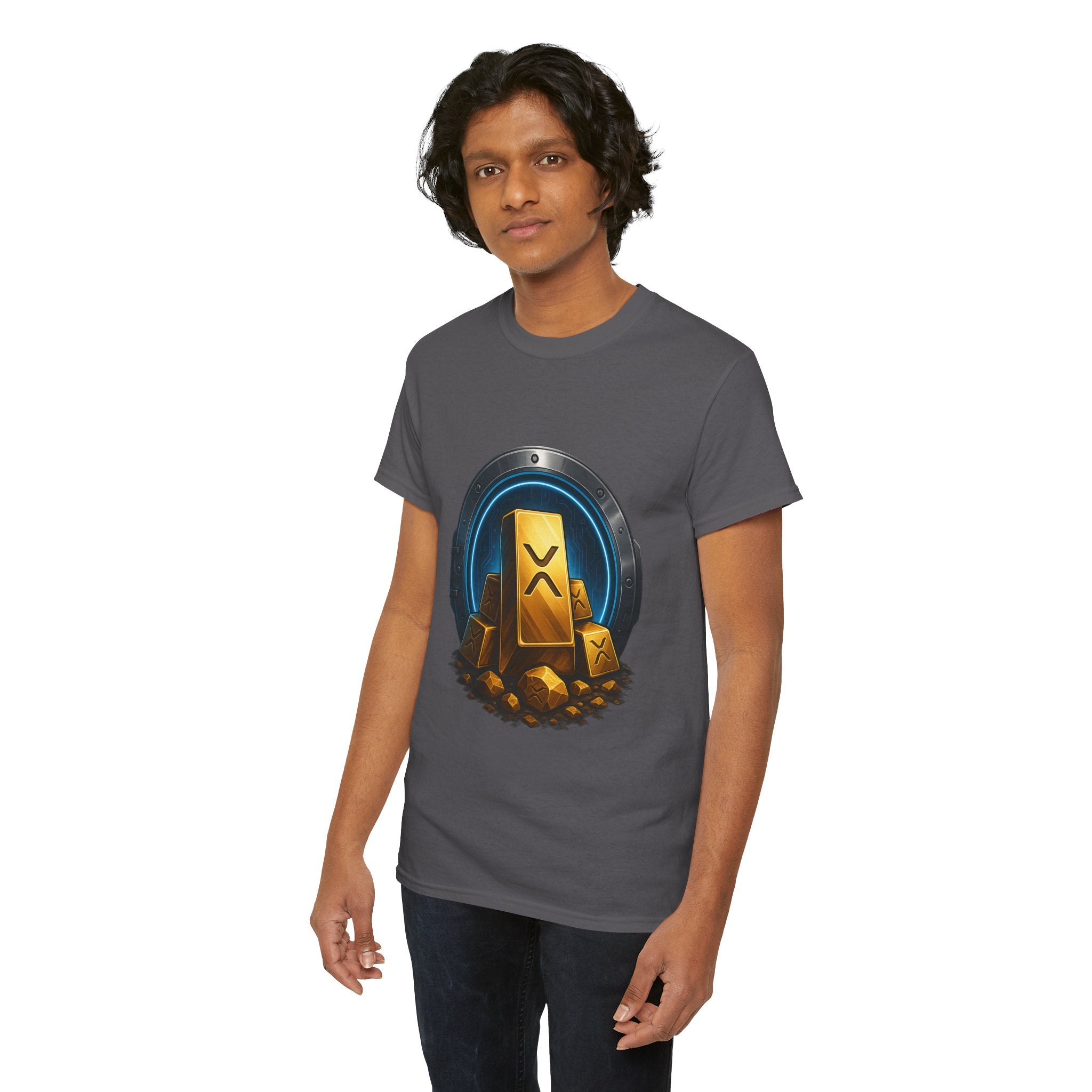 Crypto Gold Bars T-Shirt — Ripple (XRP) Stack Graphic Tee