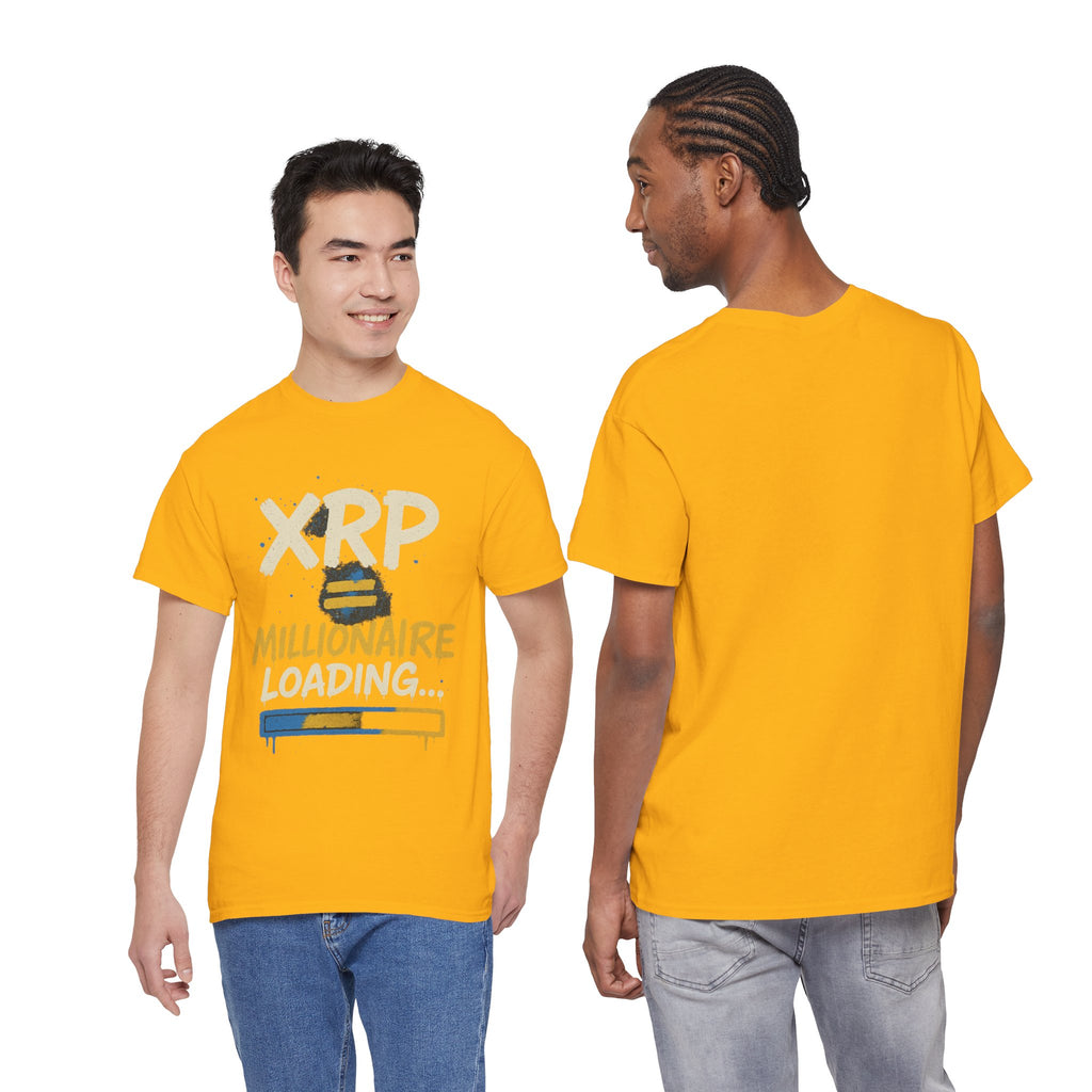 XRP Millionaire Loading T-Shirt — Crypto Investor Progress Tee
