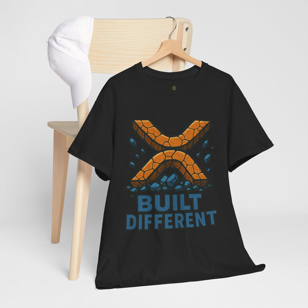 Built Different T-Shirt — Rugged Crypto X Design Tee