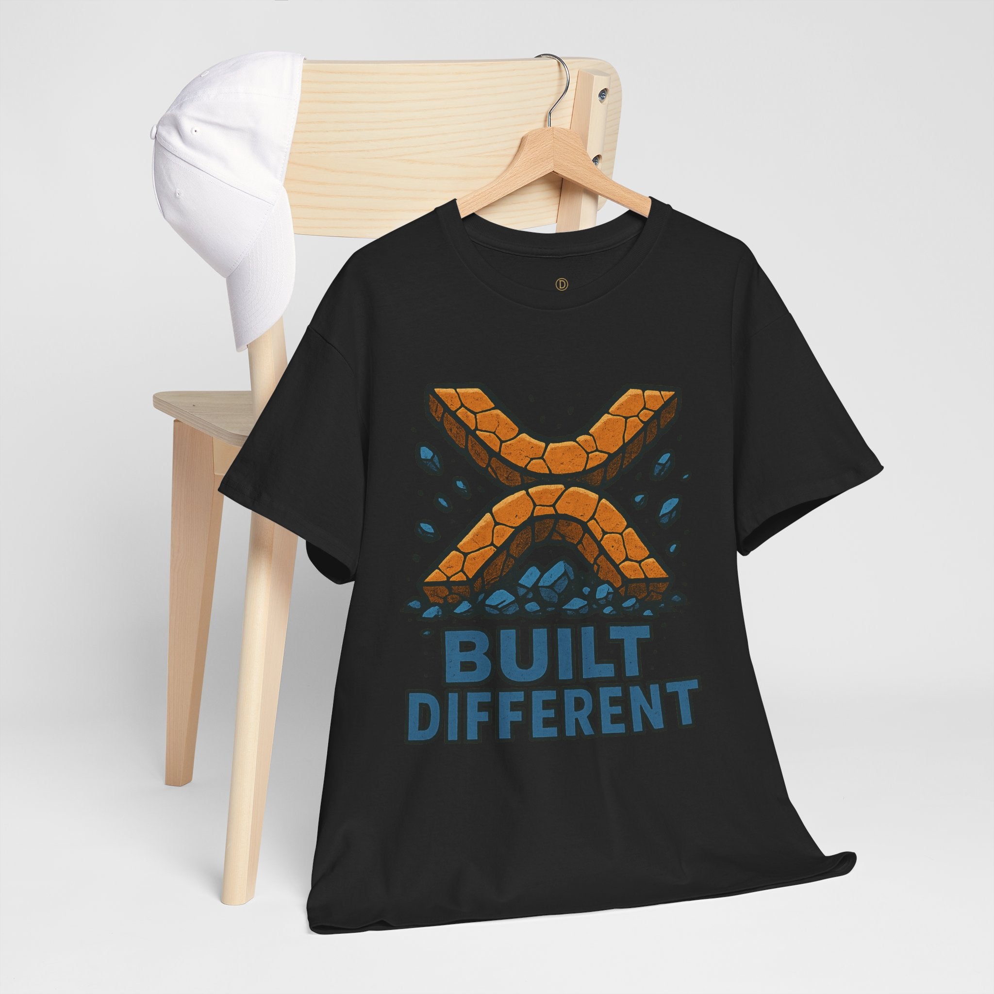 Built Different T-Shirt — Rugged Crypto X Design Tee