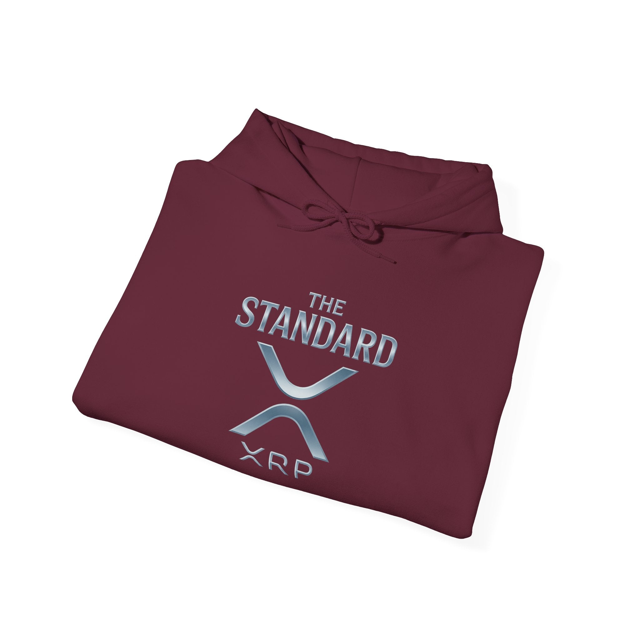 XRP 'The Standard' Logo Hoodie — Crypto Casual Pullover
