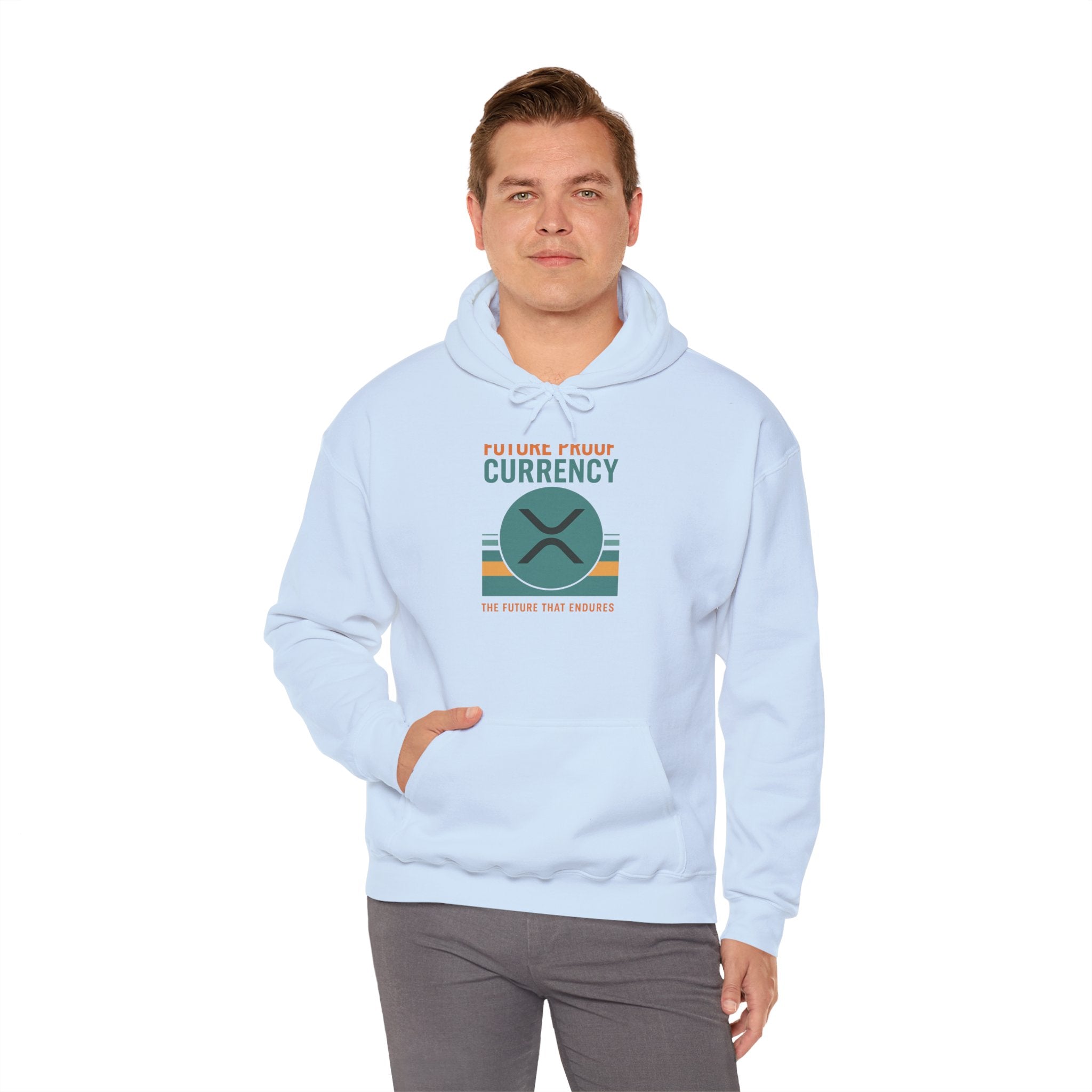 Ripple Crypto Hoodie – “Future Proof Currency” Retro Logo Sweatshirt