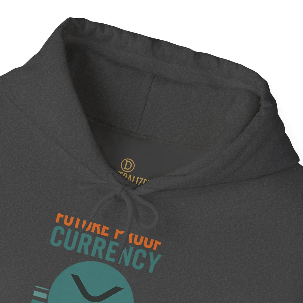 Ripple Crypto Hoodie – “Future Proof Currency” Retro Logo Sweatshirt