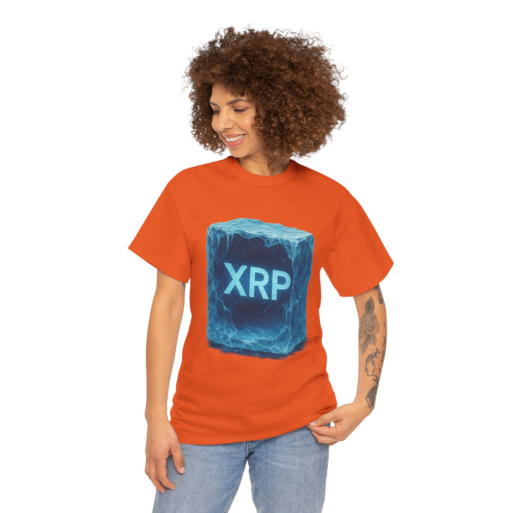 XRP Ice Block Tee — Crypto Ripple Logo T-Shirt