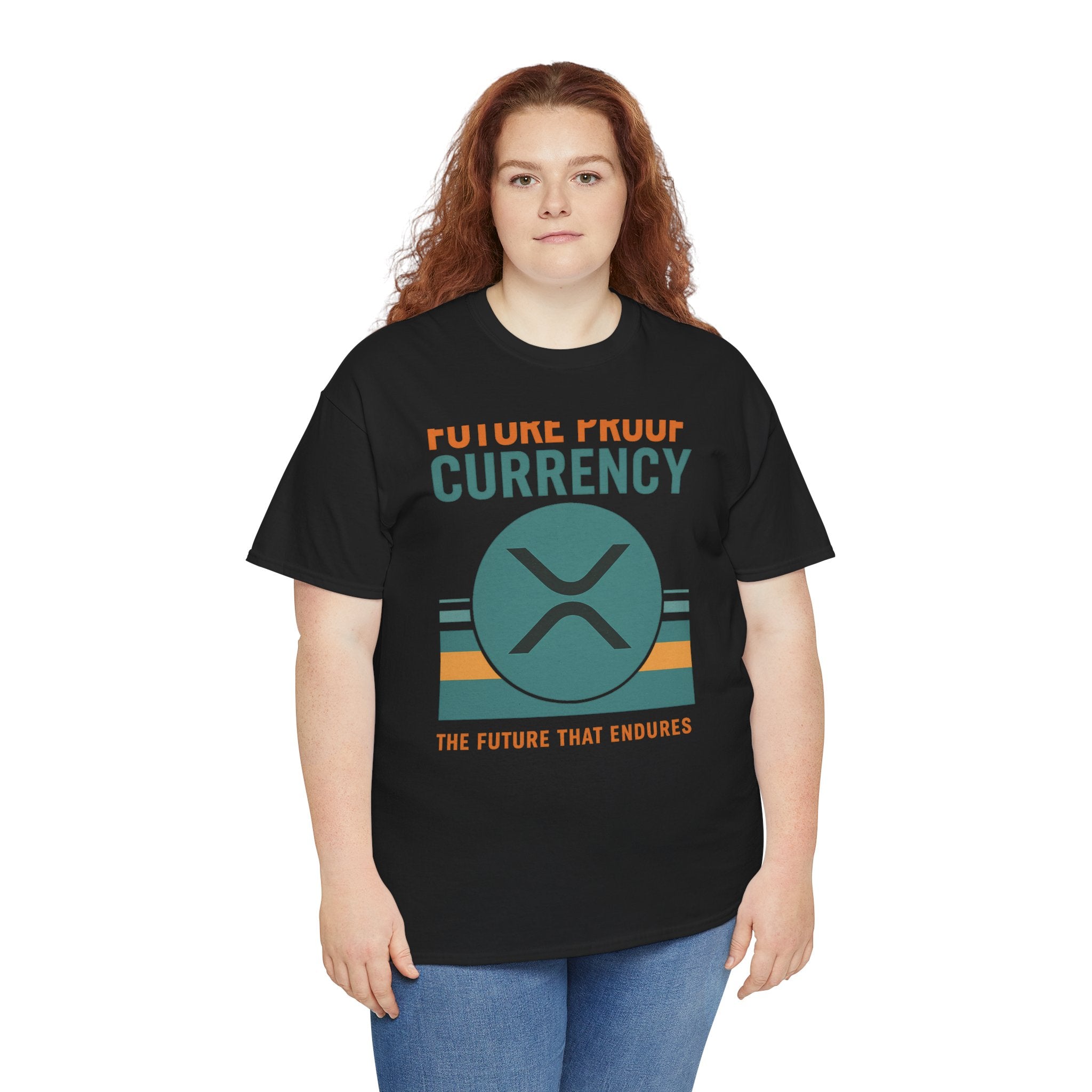 RIPPLE XRP 'Future Proof Currency' Graphic Tee — Crypto Retro Logo Shirt