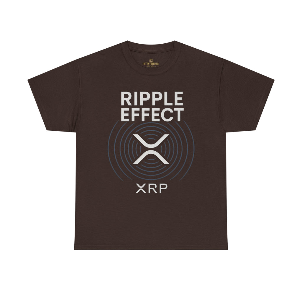 Ripple Effect XRP Tee — Minimal Cryptocurrency Logo T-Shirt