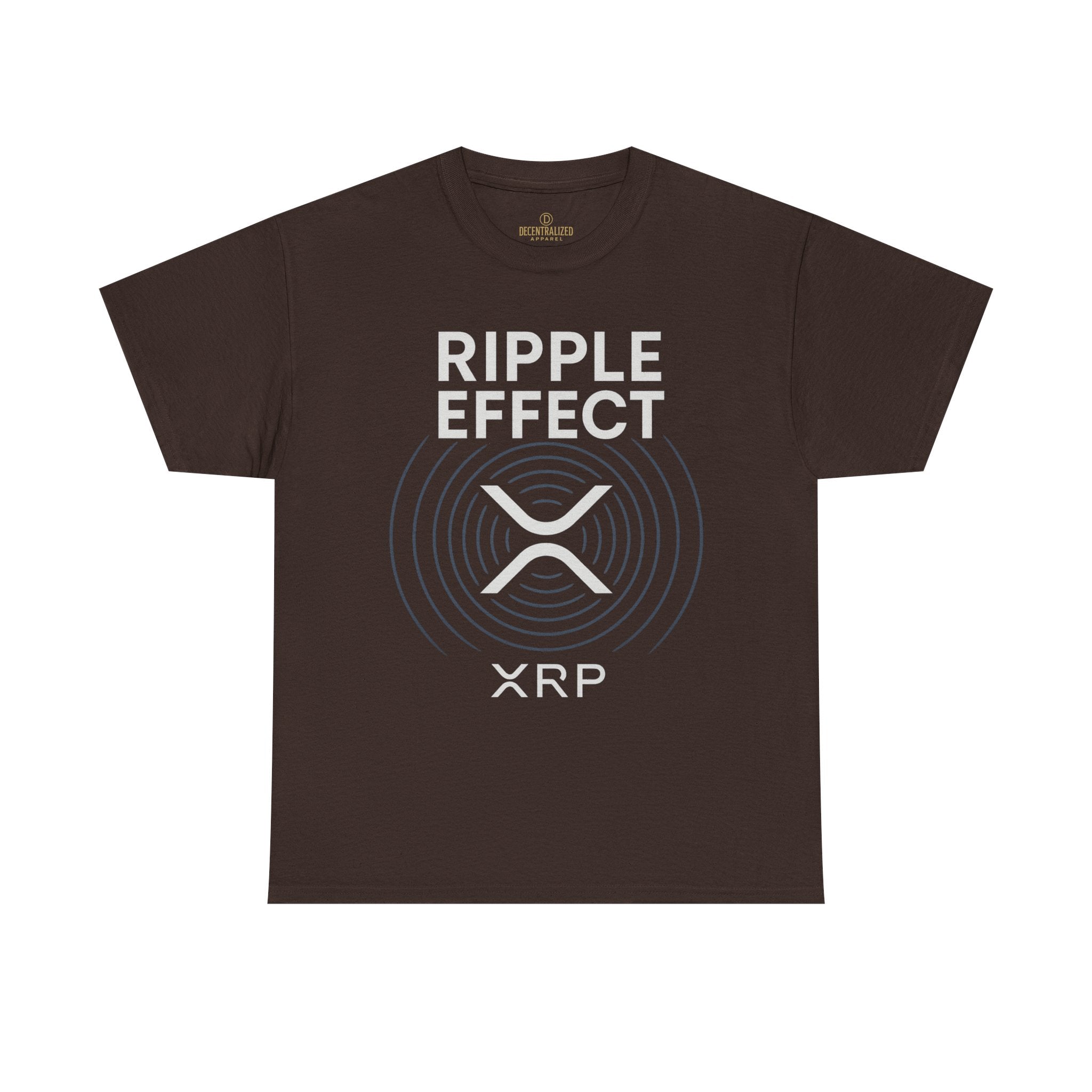 Ripple Effect XRP Tee — Minimal Cryptocurrency Logo T-Shirt