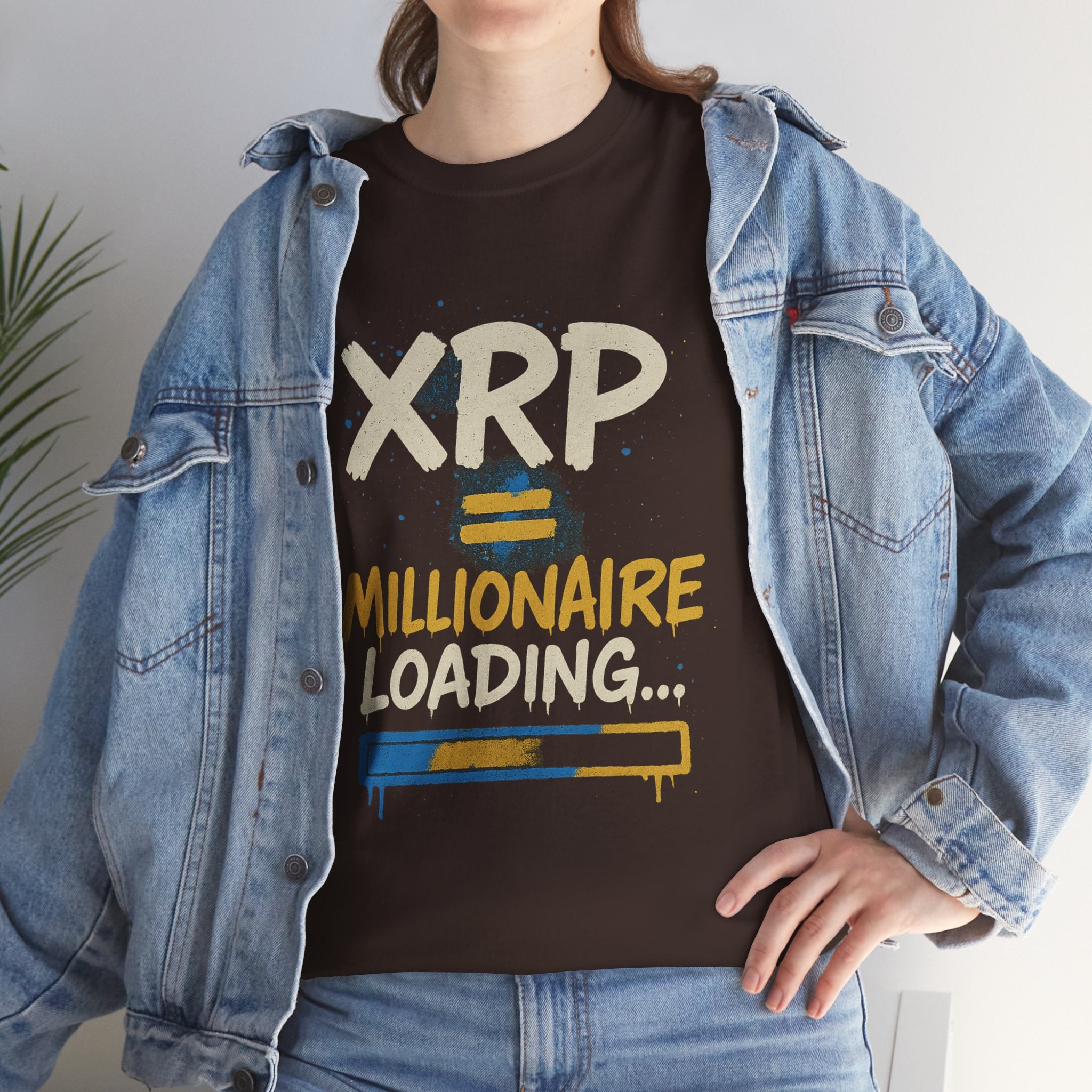 XRP Millionaire Loading T-Shirt — Crypto Investor Progress Tee